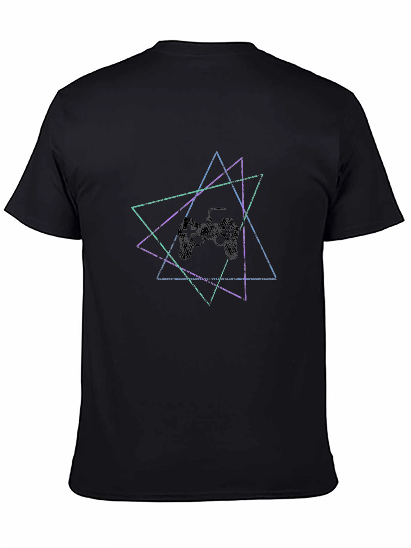 Geometric Gamer T-Shirt - Edgy Style