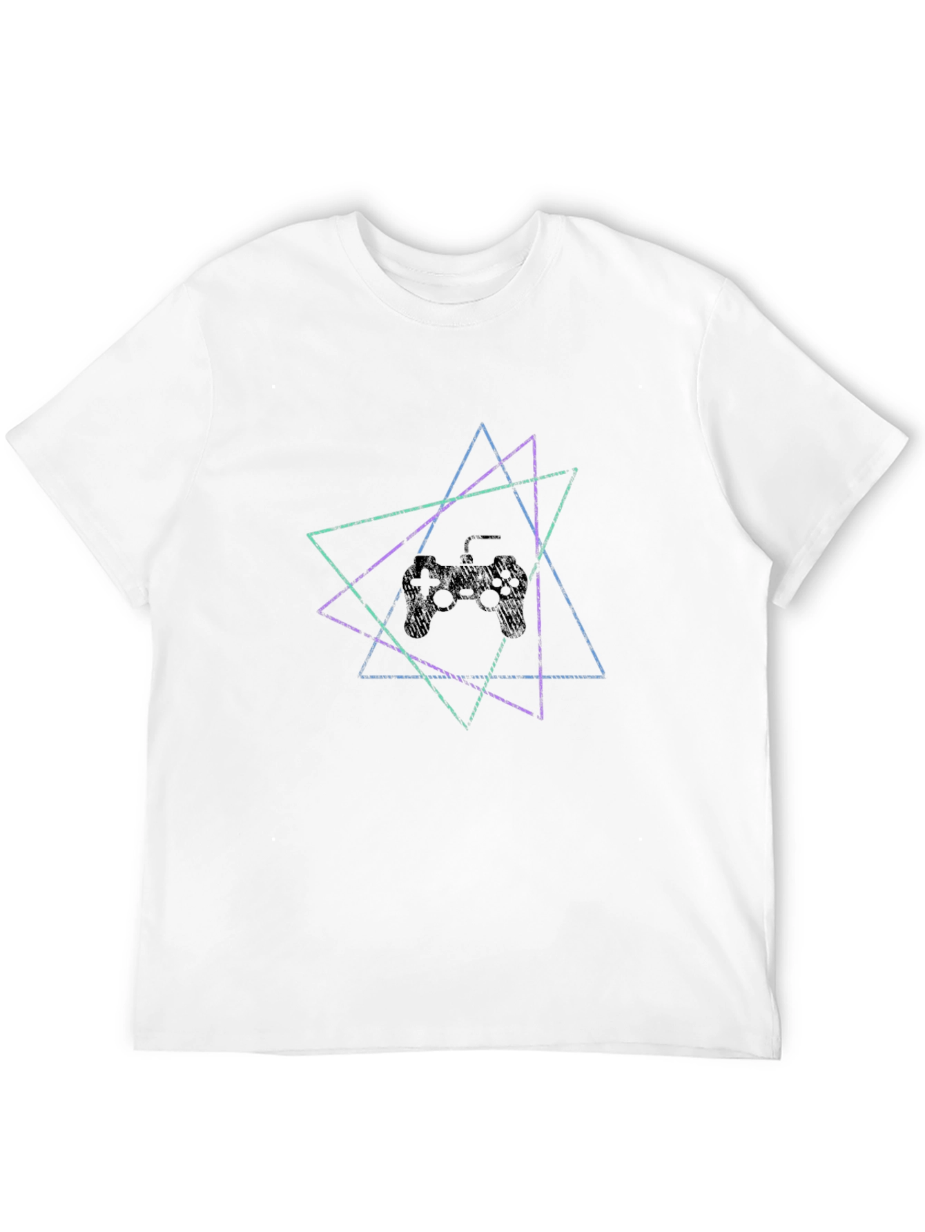 Geometric Gamer T-Shirt - Edgy Style