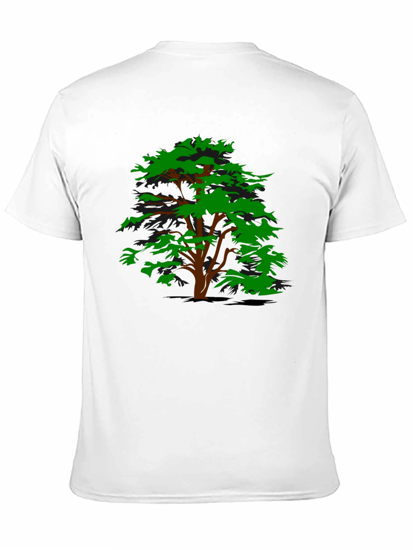 Tree Graphic Black T-Shirt - Casual Style