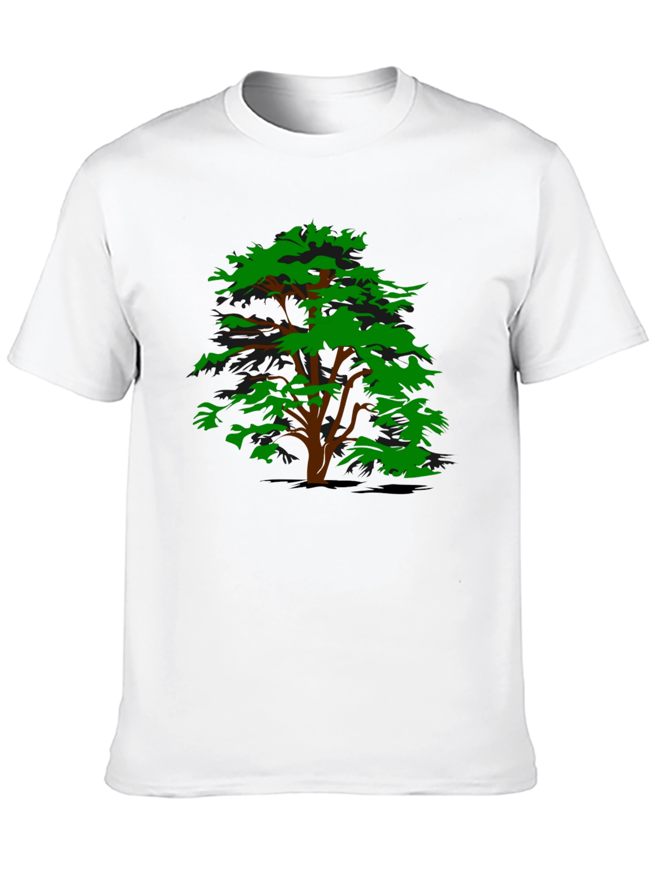 Tree Graphic Black T-Shirt - Casual Style
