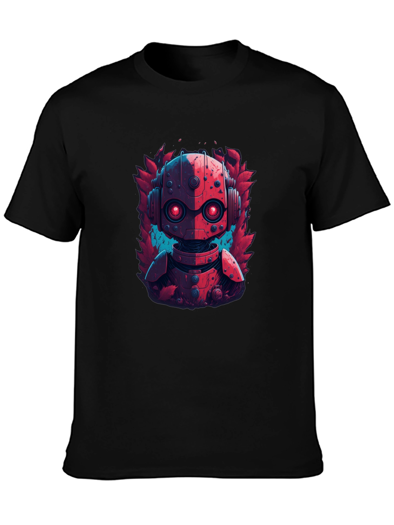 Robot Graphic Tee - Cool Design