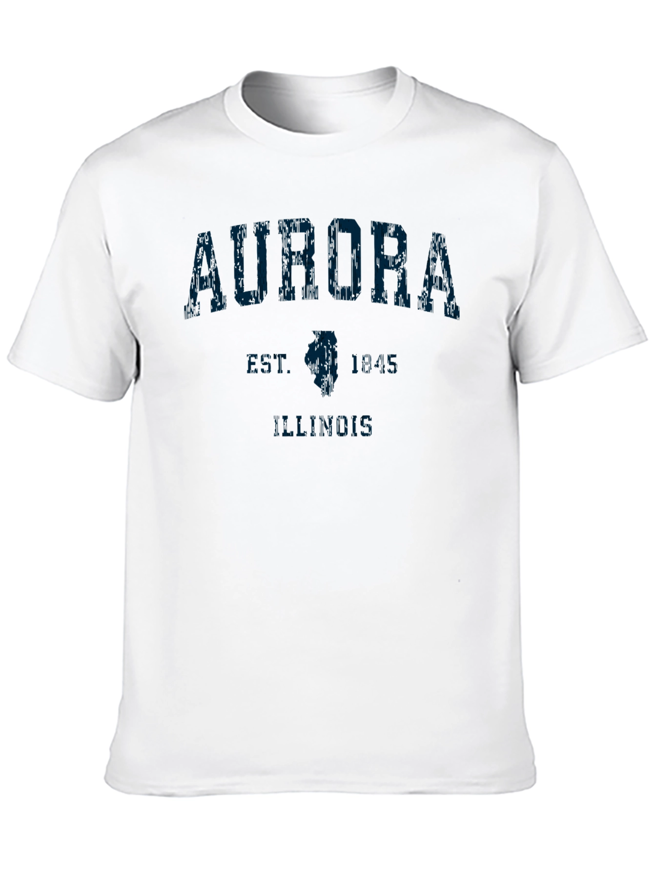Aurora Illinois Black T-Shirt