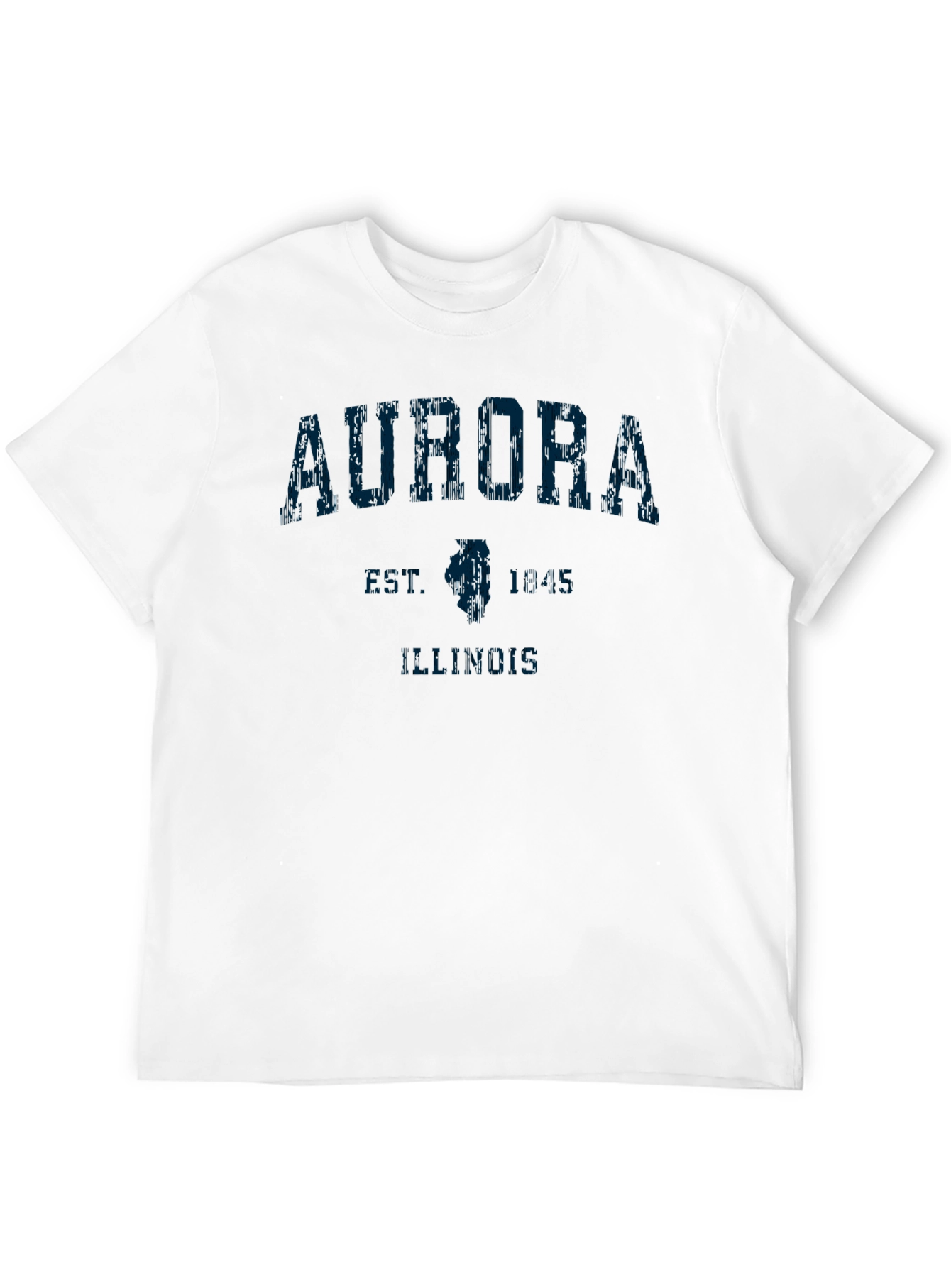 Aurora Illinois Black T-Shirt