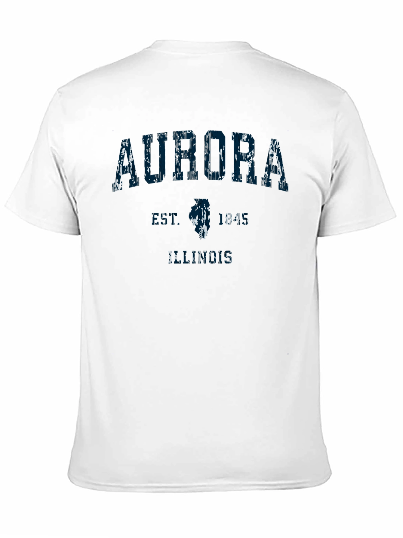 Aurora Illinois Black T-Shirt