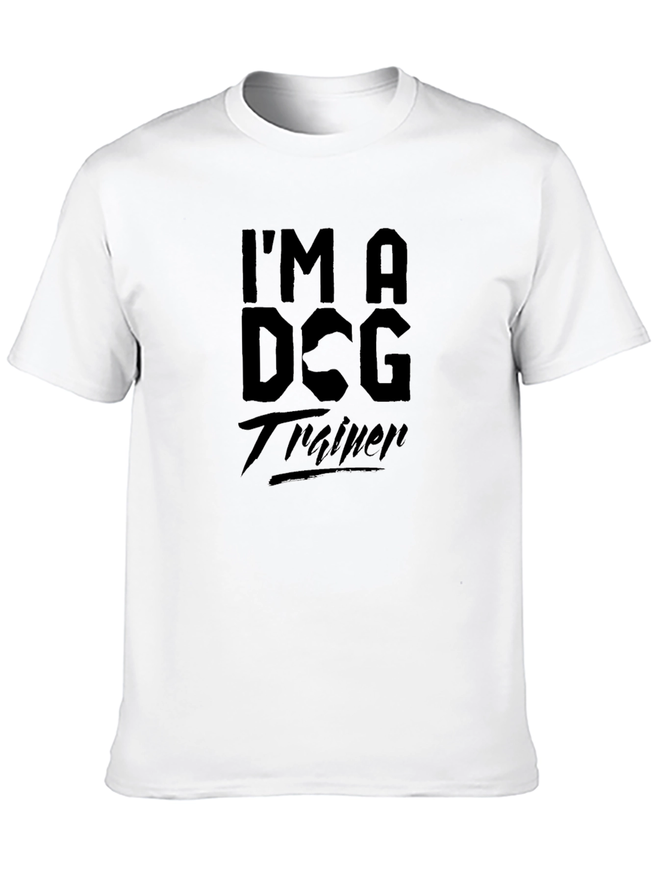 Im a Dog Trainer Black T-Shirt