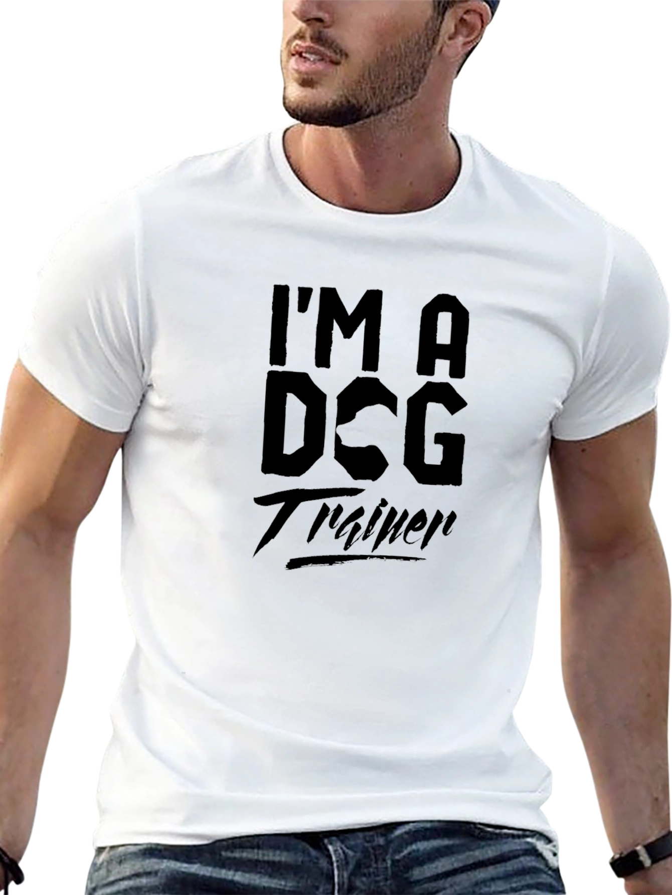 Im a Dog Trainer Black T-Shirt