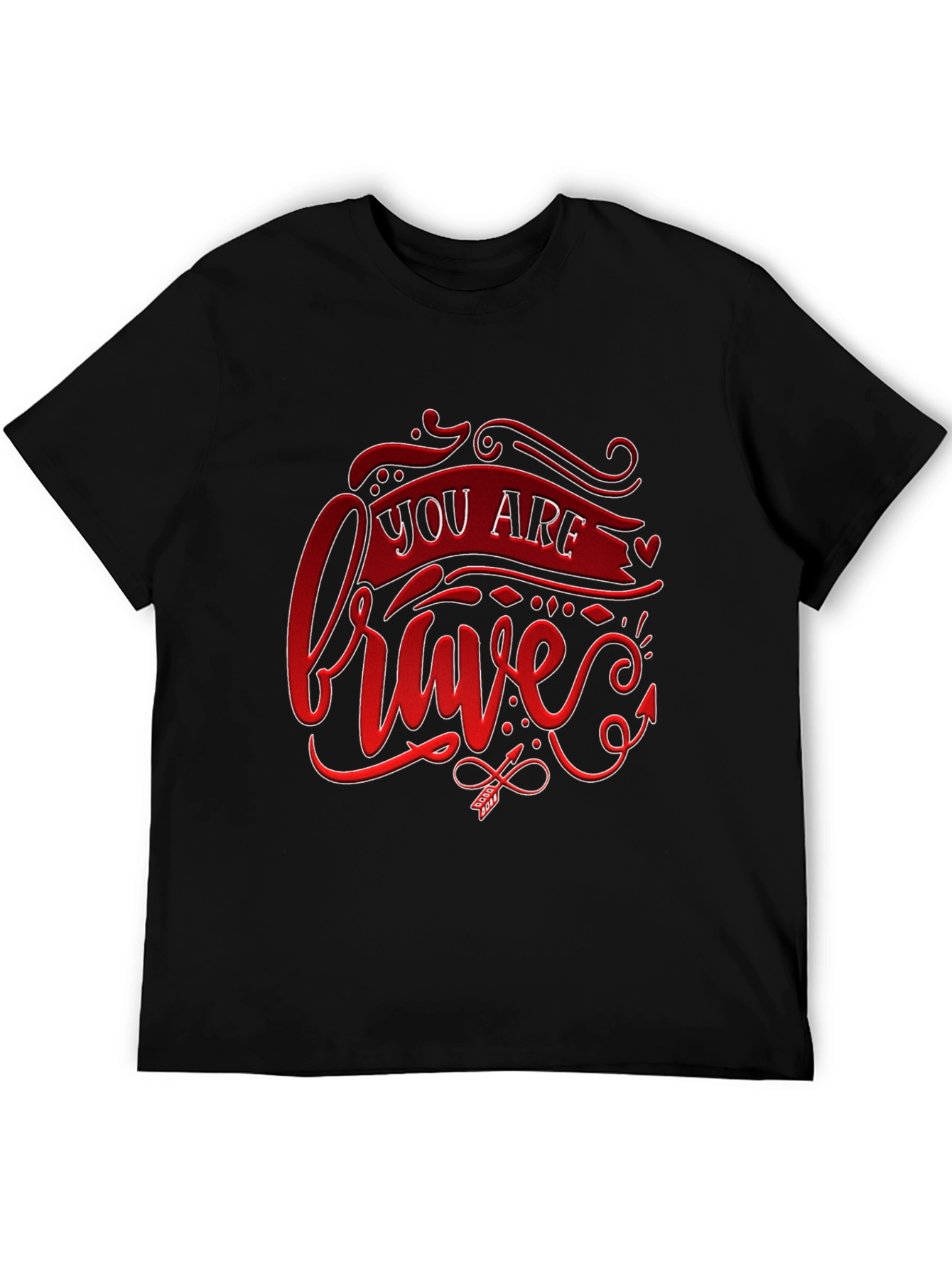Brave Graphic Tee - Stylish & Inspiring!