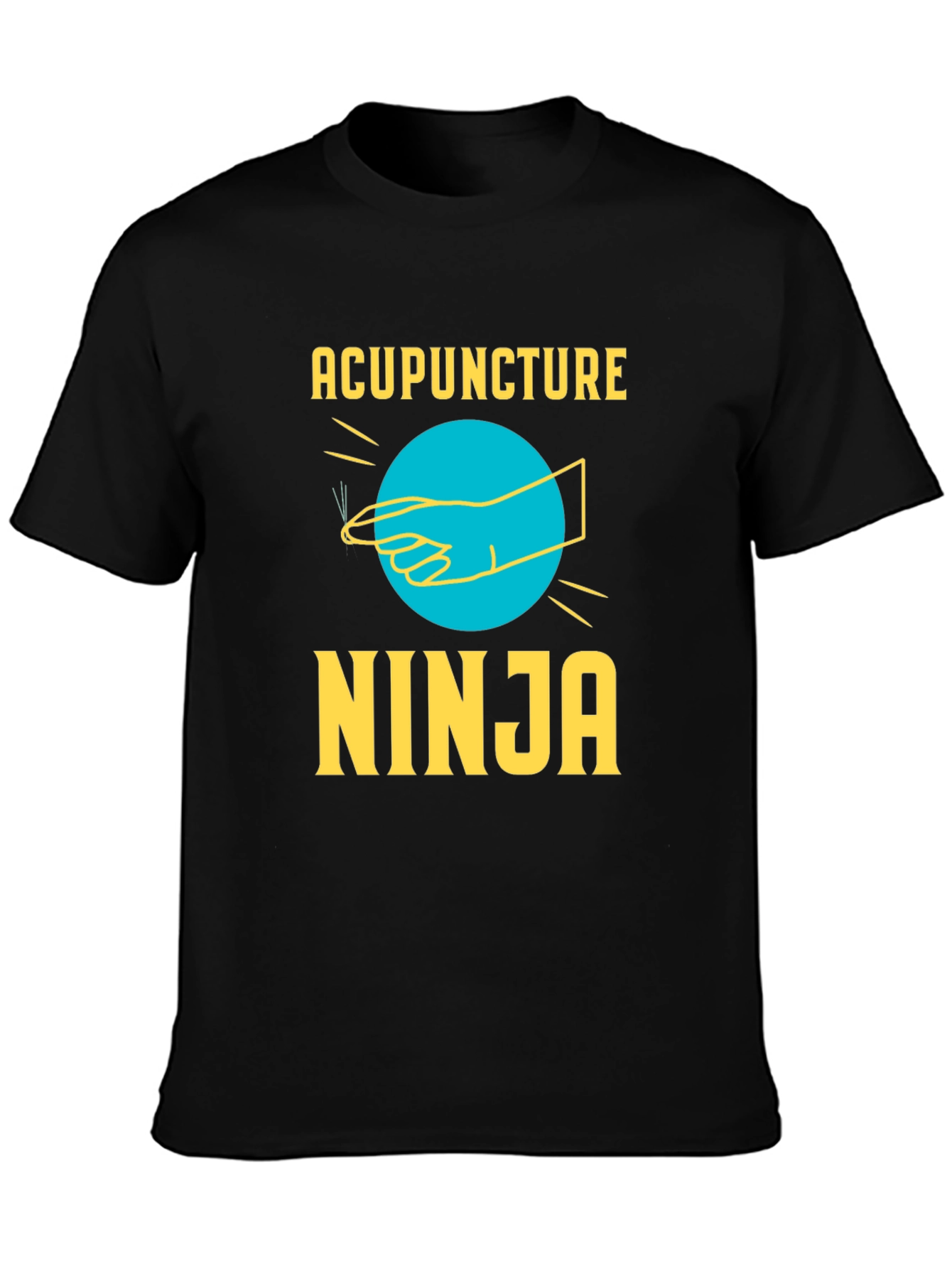 Acupuncture Ninja T-Shirt - Novelty Graphic Tee
