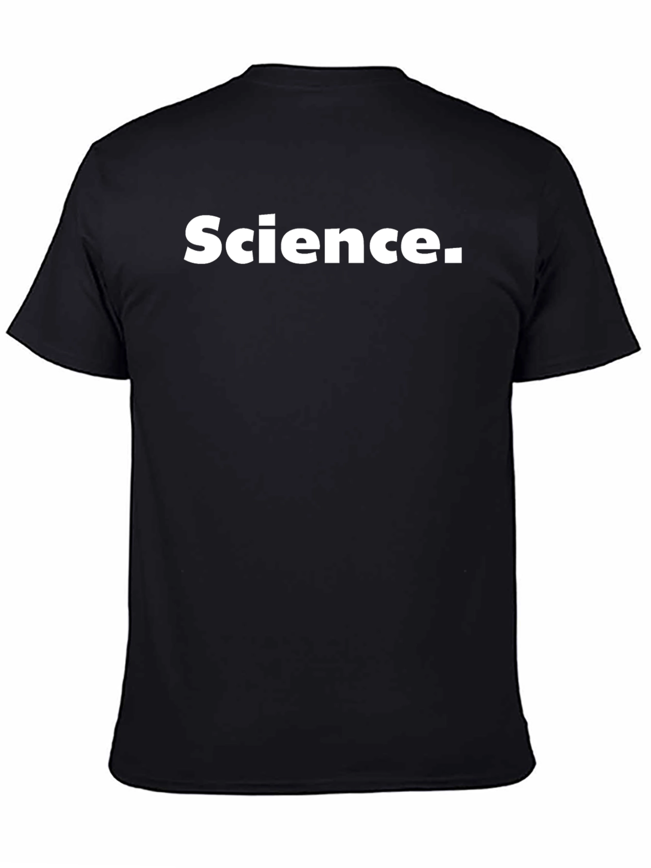 Science Black T-Shirt for Men