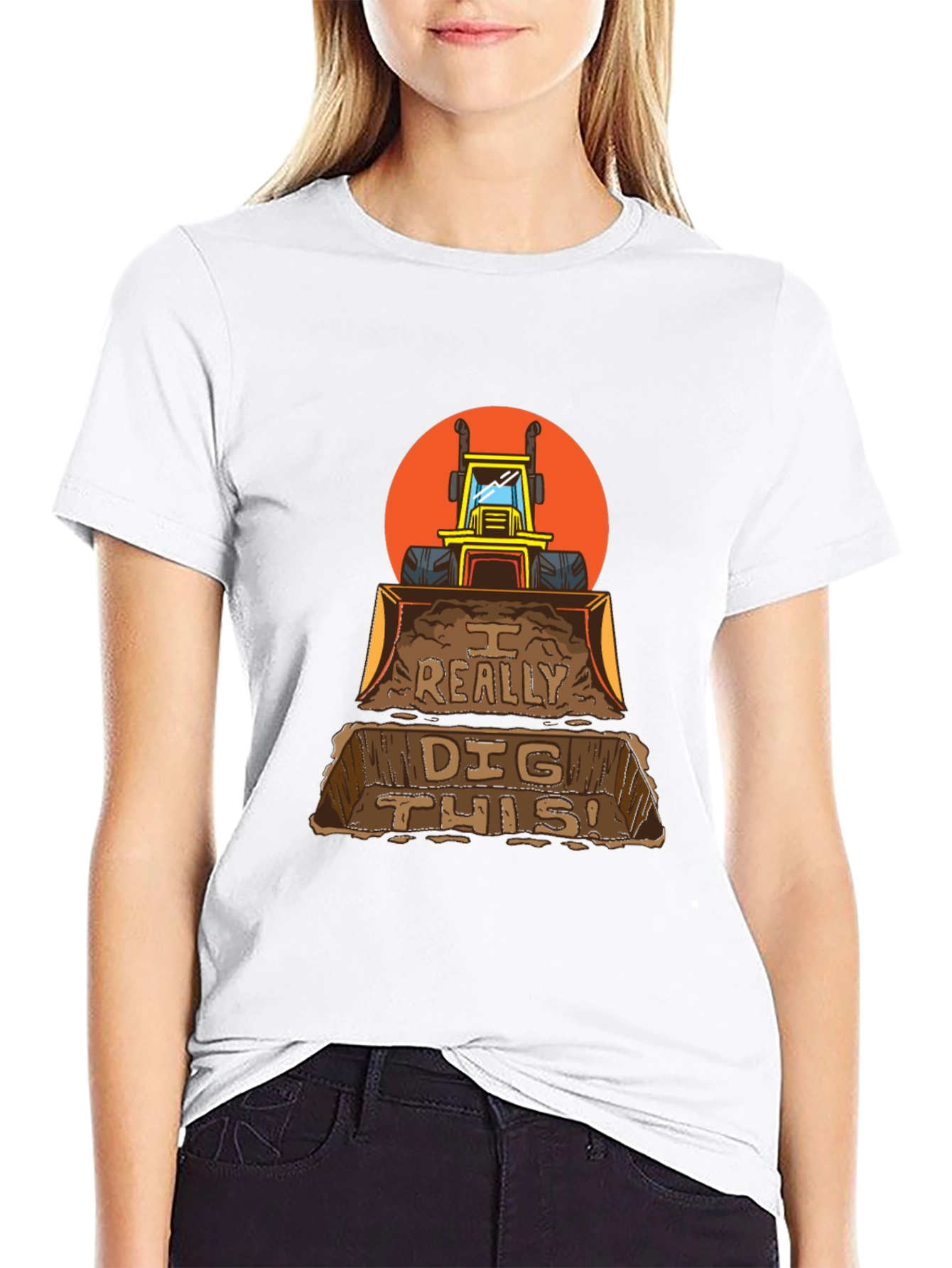 I Really Dig This Backhoe Loader Graphic T-Shirt
