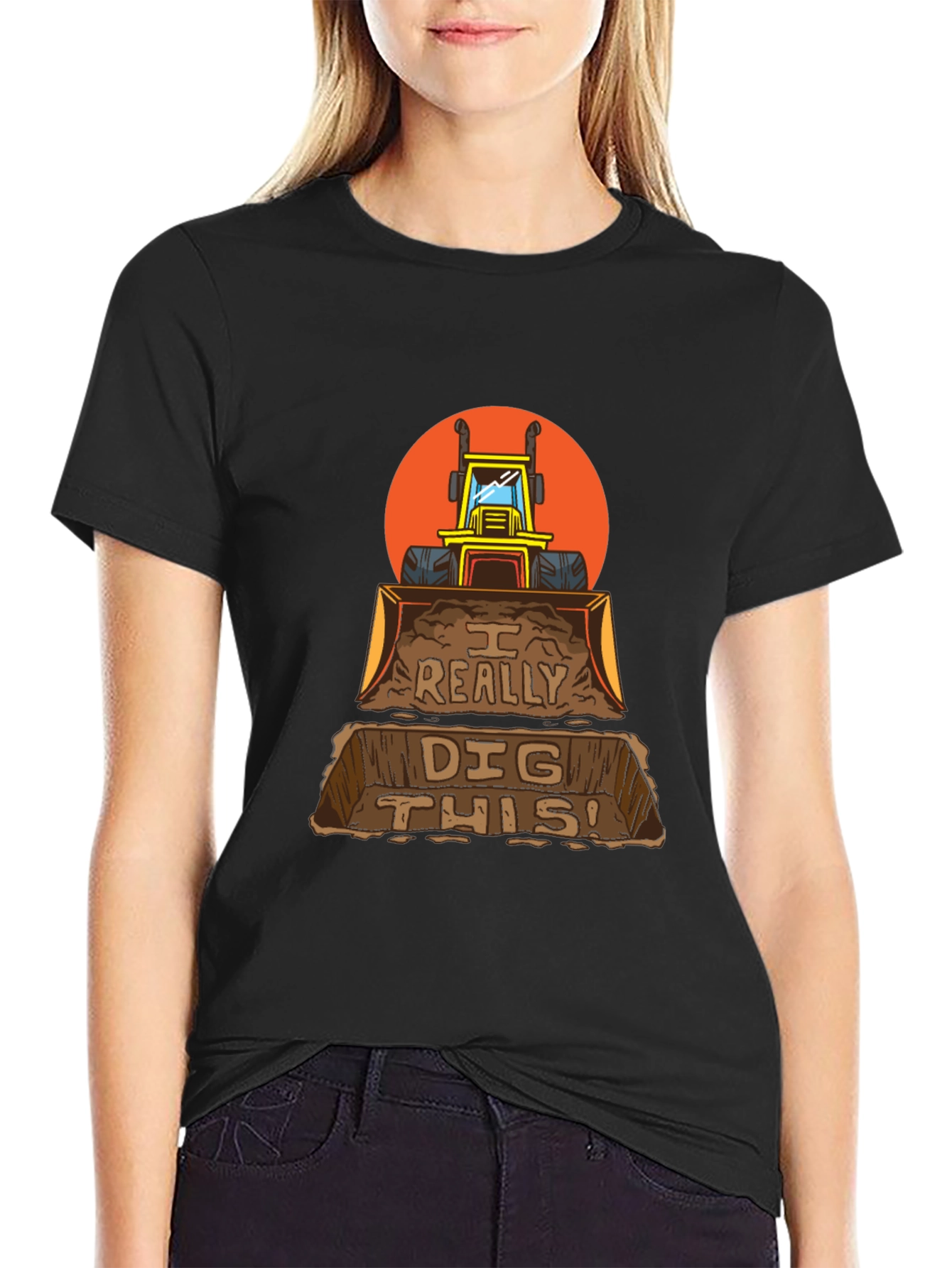I Really Dig This Backhoe Loader Graphic T-Shirt