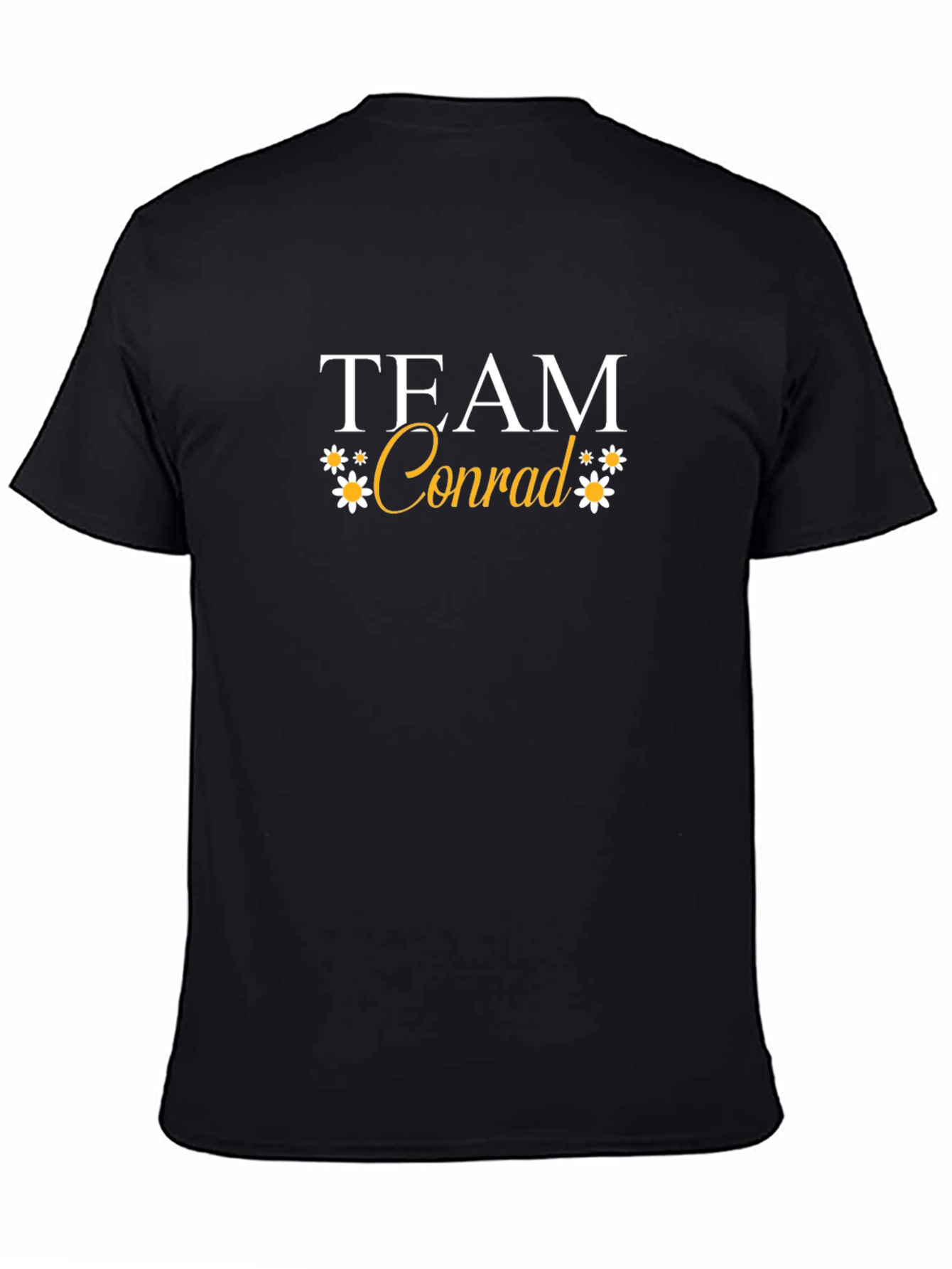 Team Conrad T-Shirt with Floral Accents