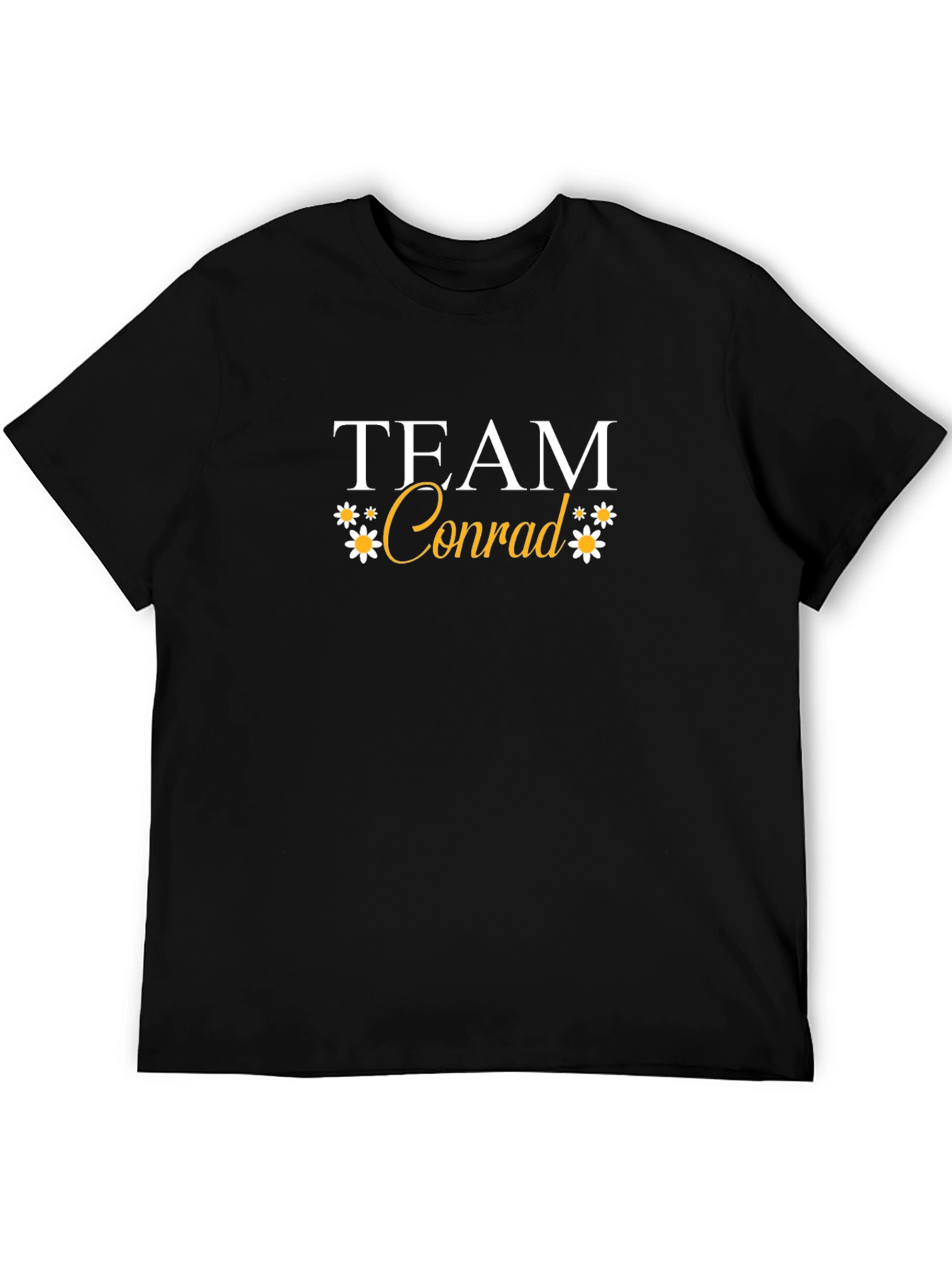 Team Conrad T-Shirt with Floral Accents