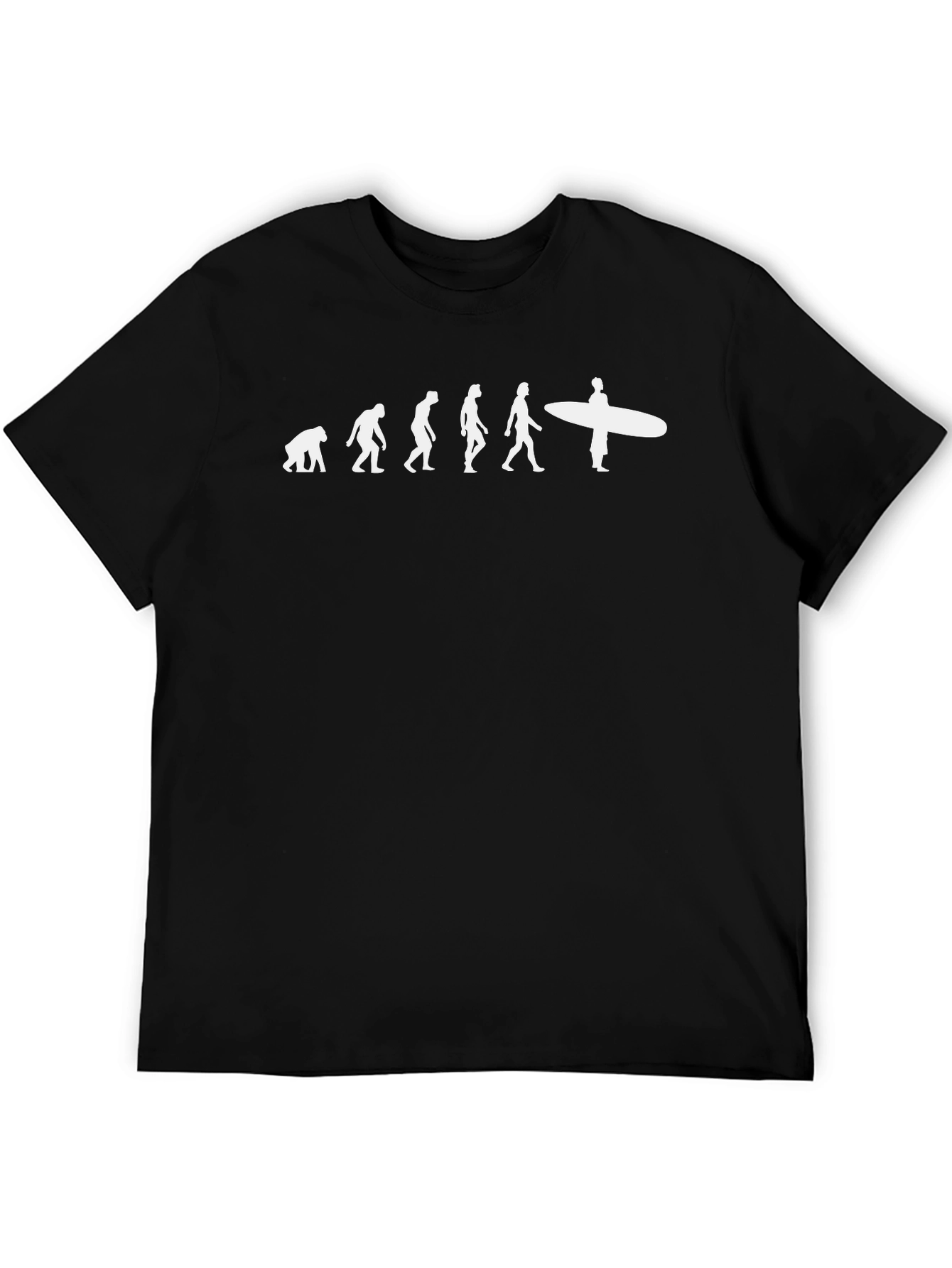 Evolution of a Surfer T-Shirt - Black