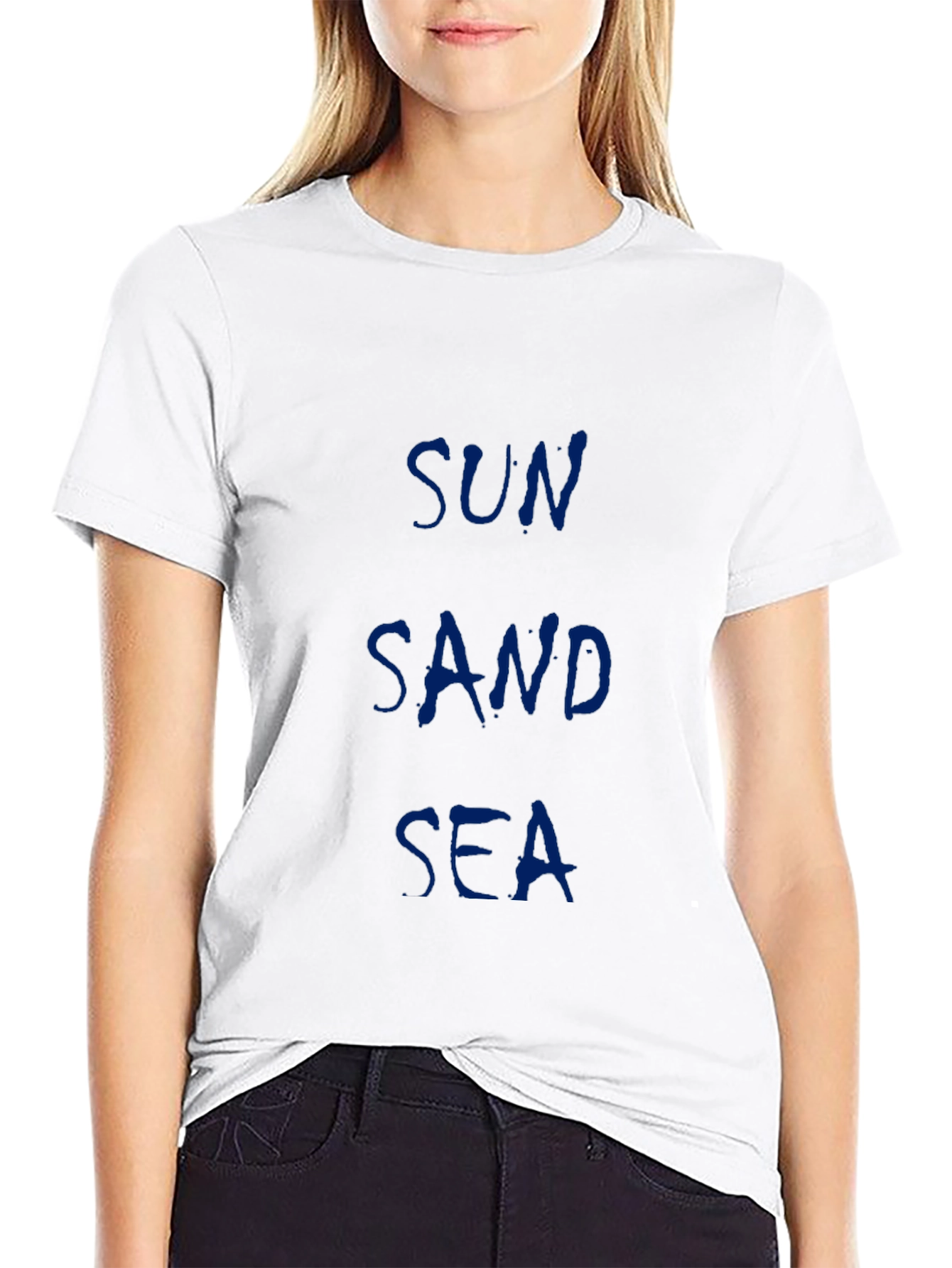 Sun Sand Sea Graphic T-Shirt - Casual Wear
