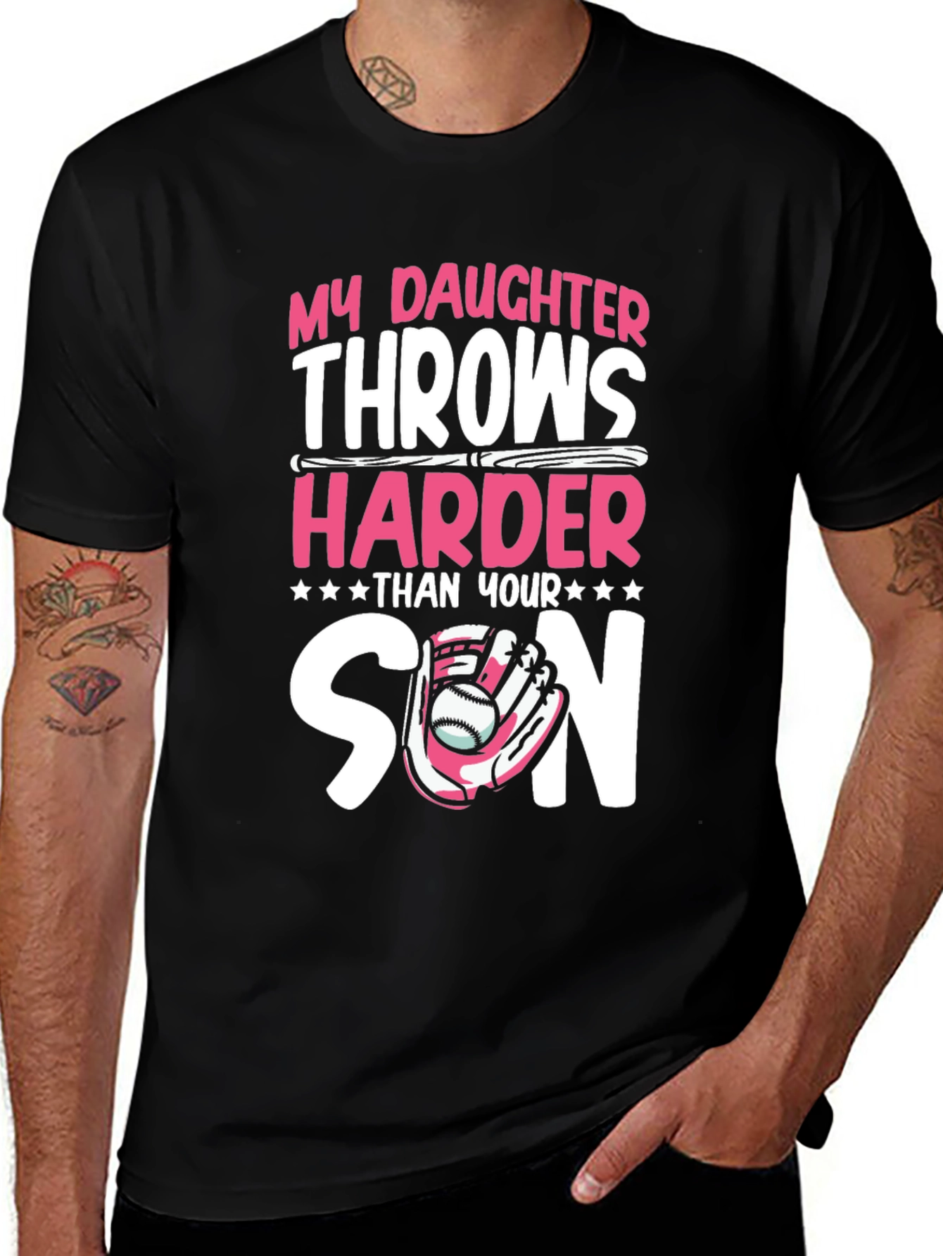 My Daughter Throws Harder T-Shirt