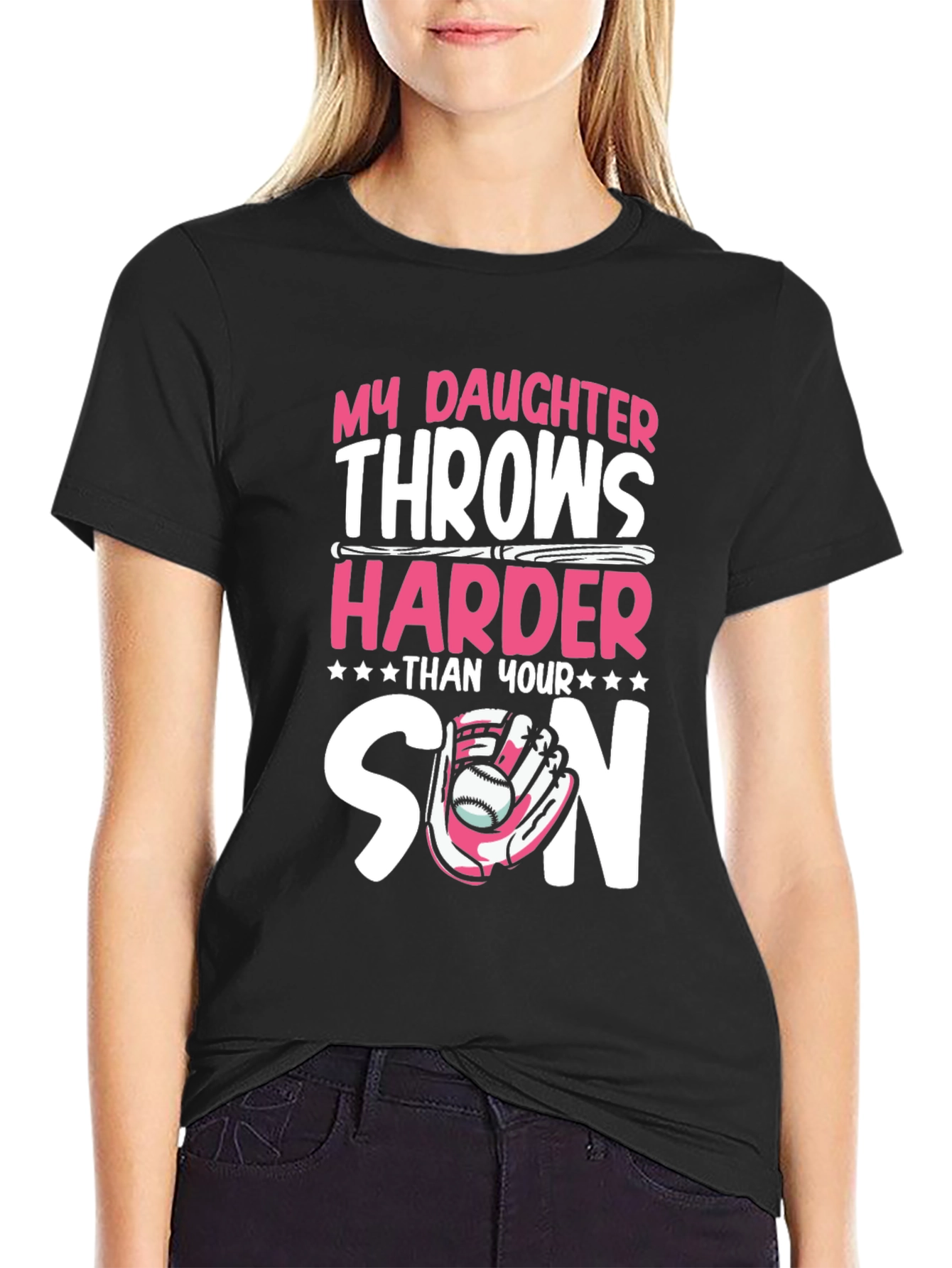 My Daughter Throws Harder T-Shirt