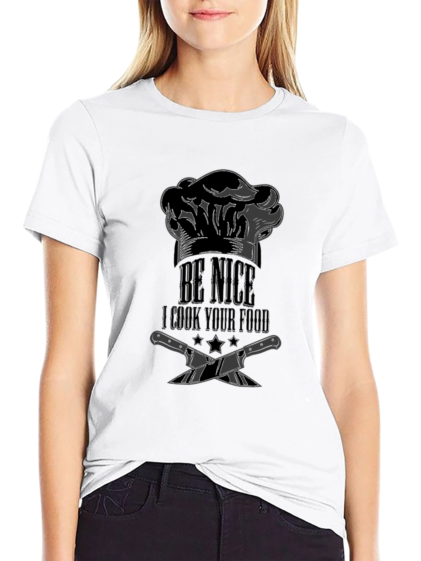 Be Nice I Cook Your Food Graphic Tee