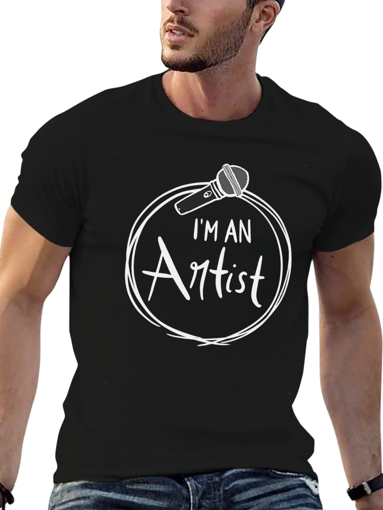 Im An Artist T-Shirt - Microphone Graphic Tee