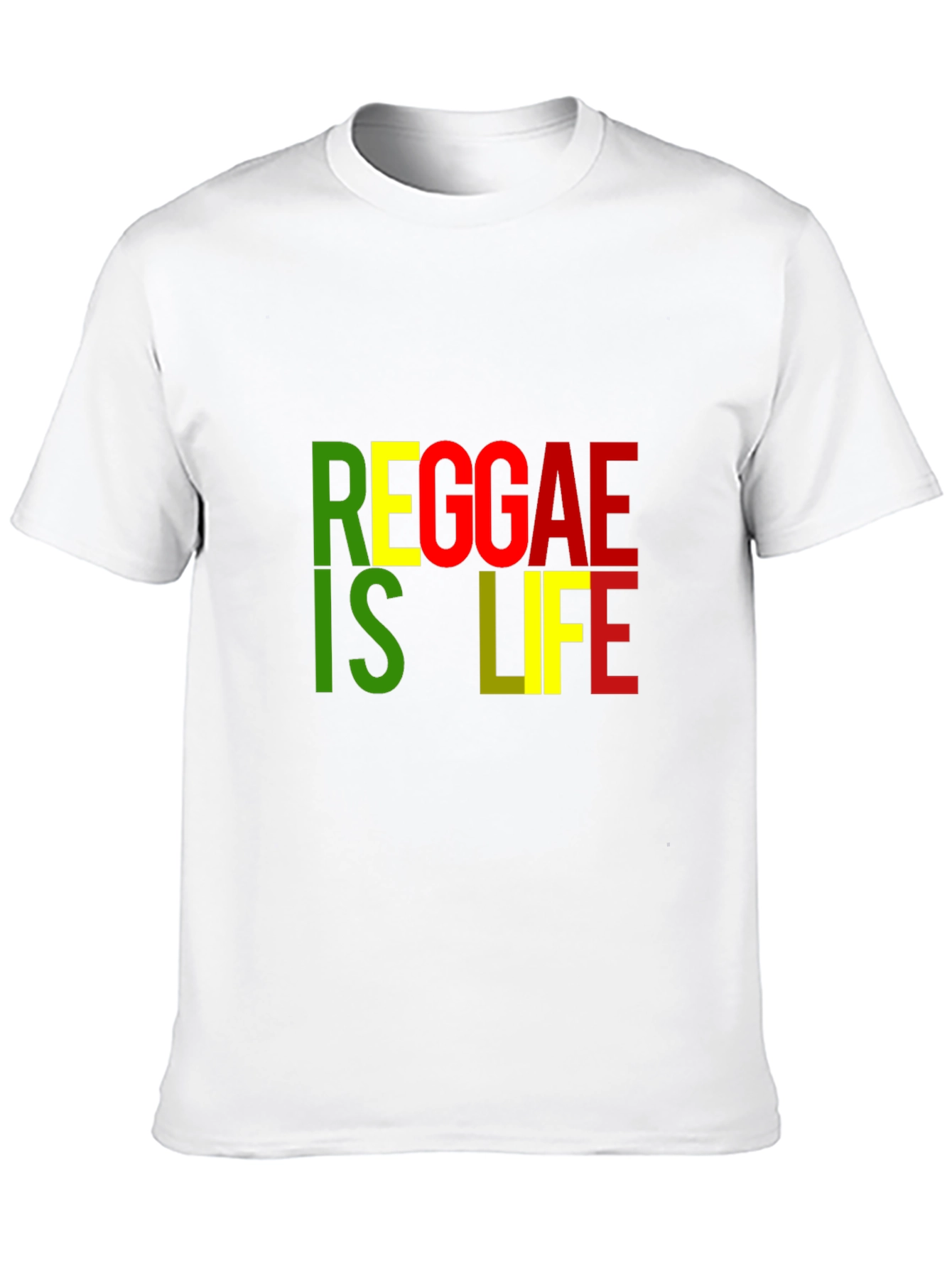 Reggae Is Life Black T-Shirt