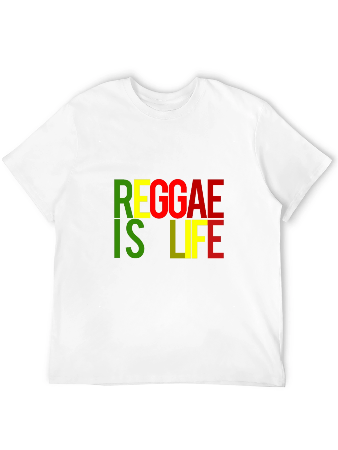 Reggae Is Life Black T-Shirt