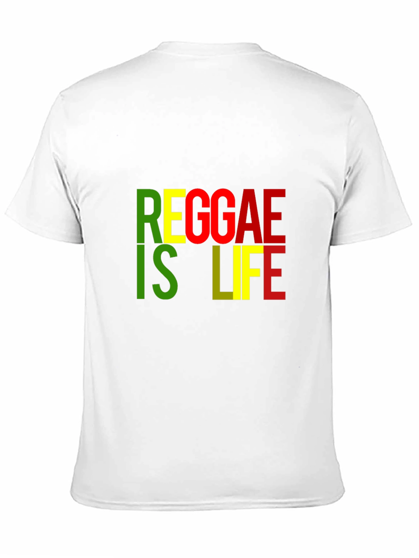 Reggae Is Life Black T-Shirt