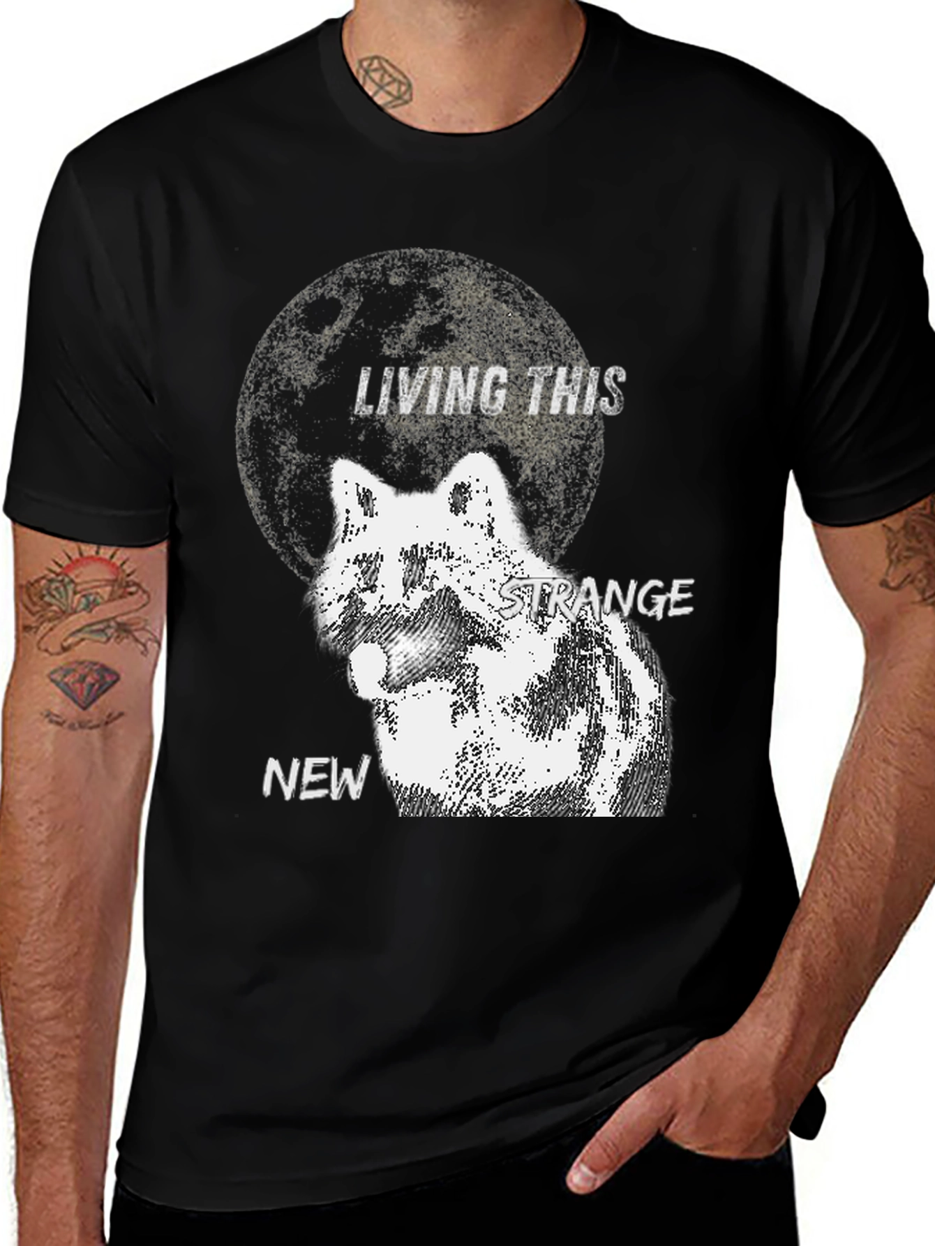 Living This Strange New Wolf Moon T-Shirt