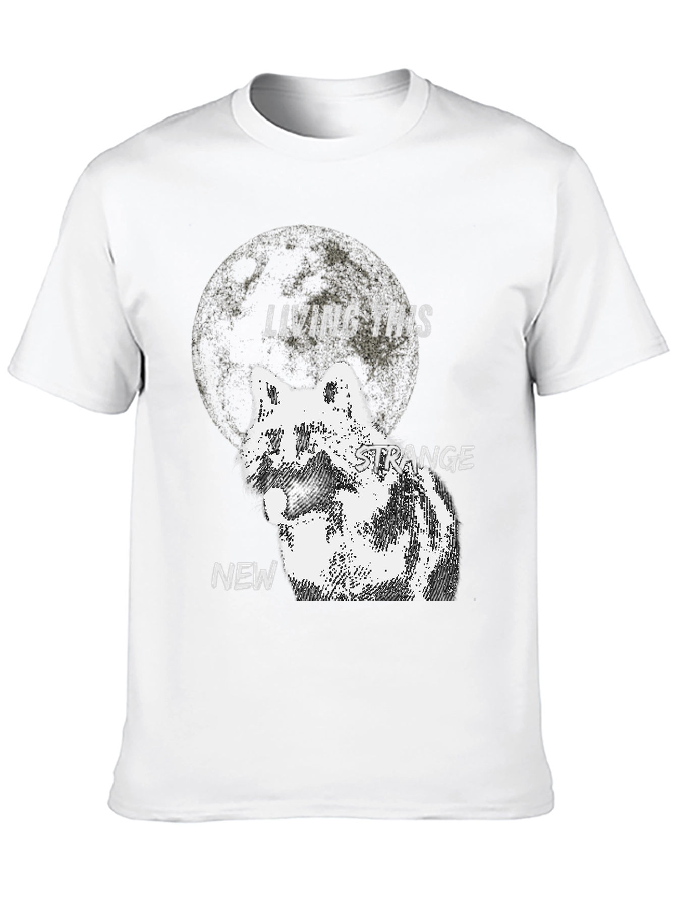 Living This Strange New Wolf Moon T-Shirt