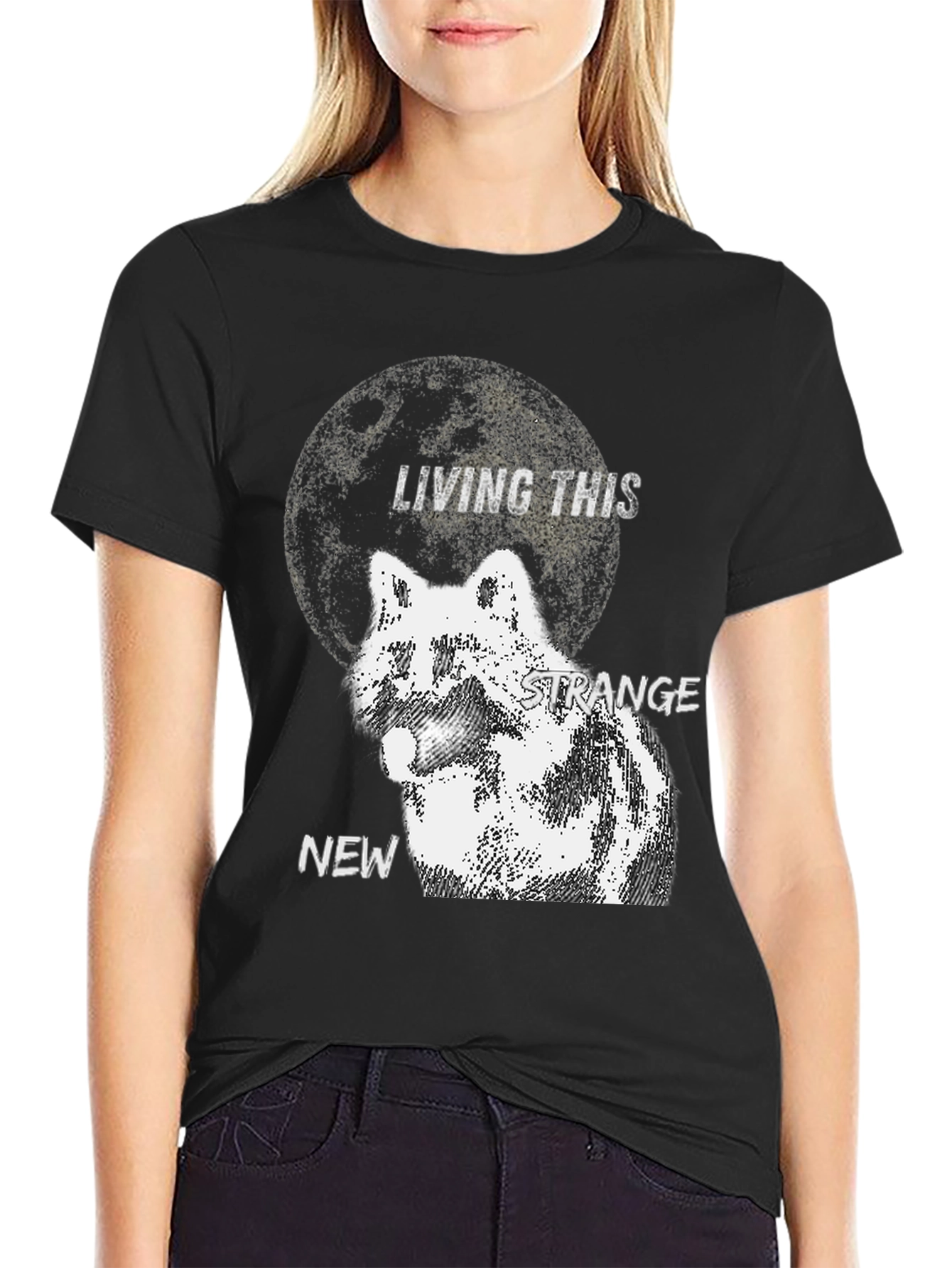 Living This Strange New Wolf Moon T-Shirt