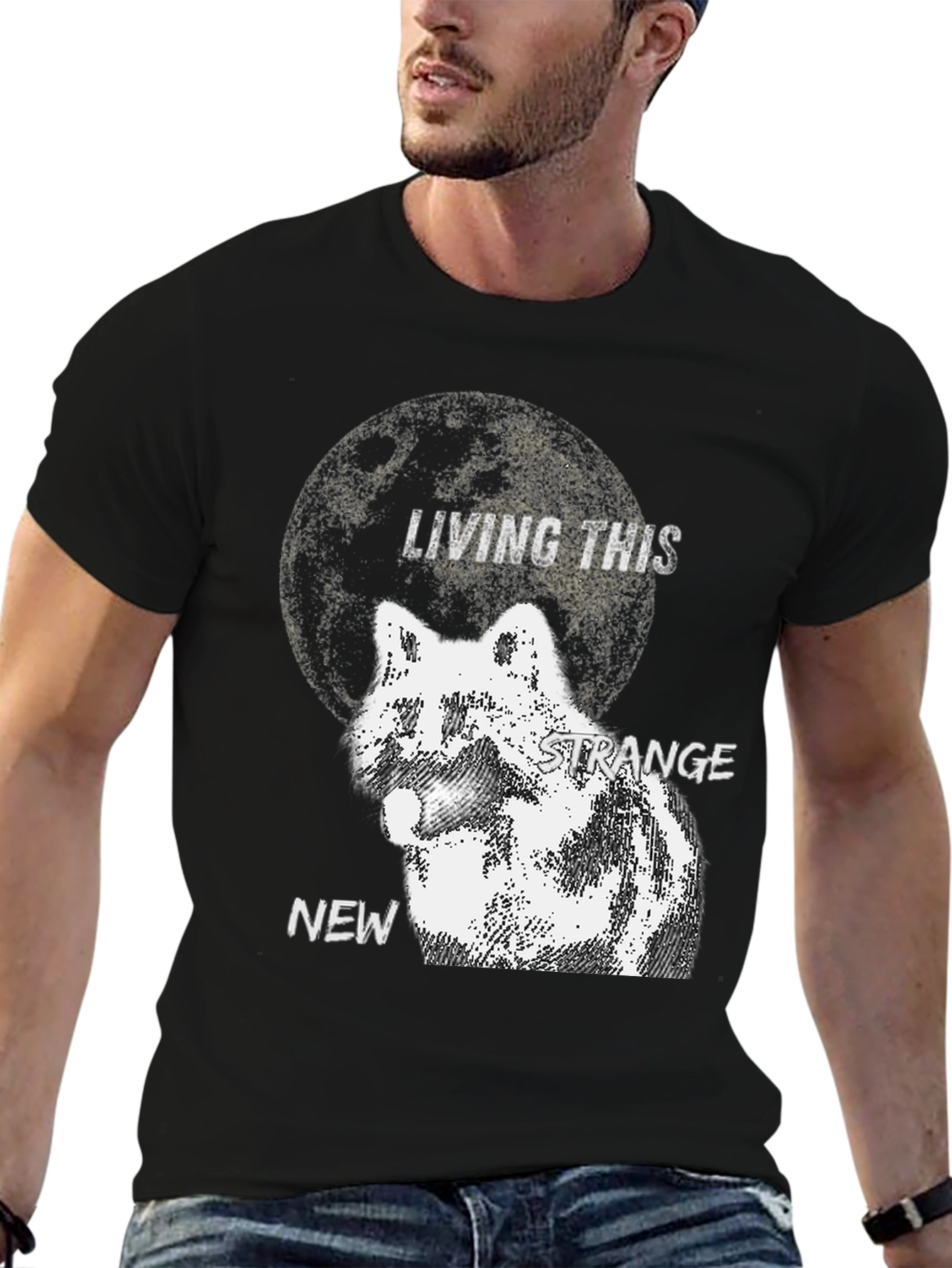 Living This Strange New Wolf Moon T-Shirt