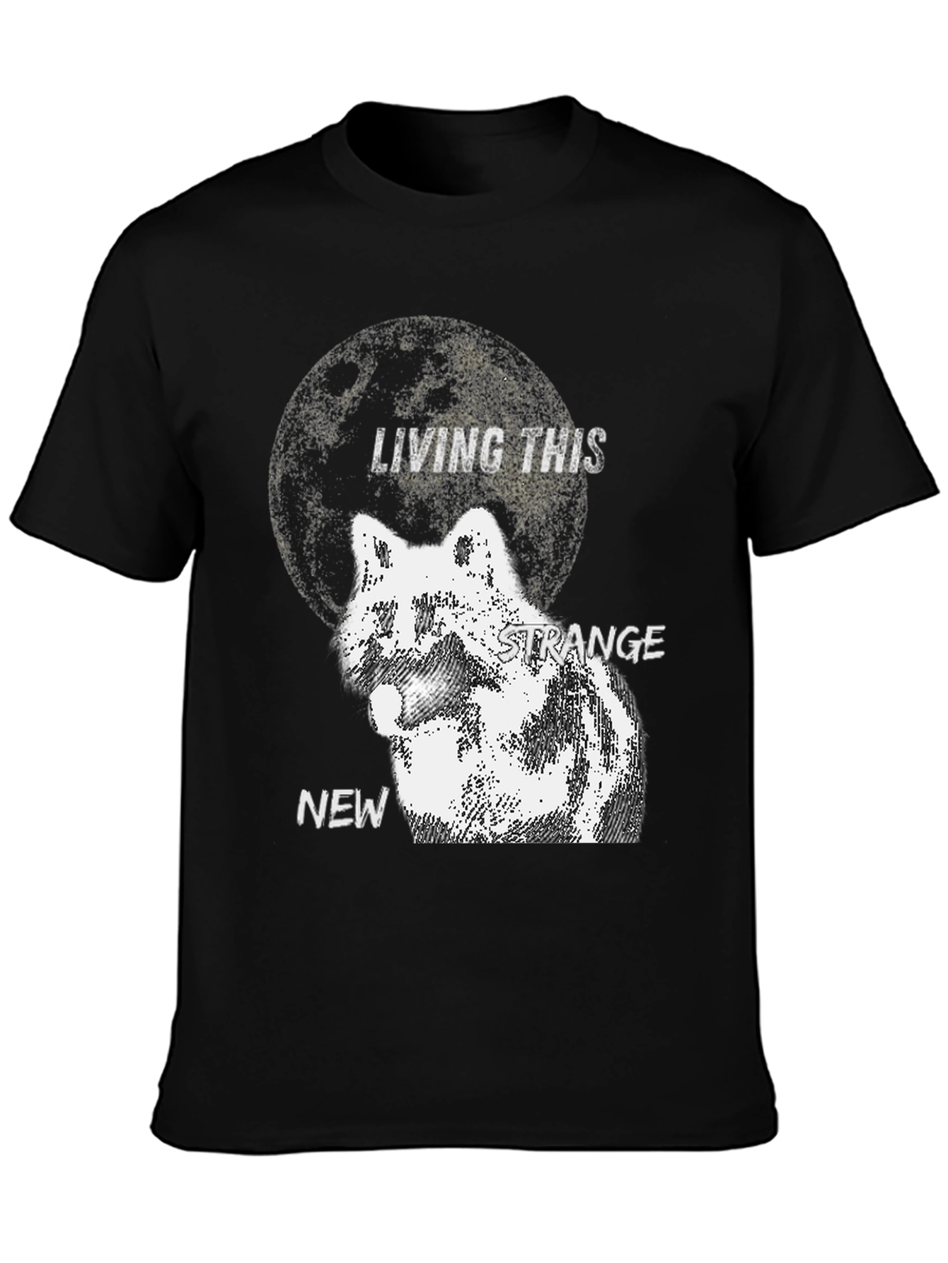 Living This Strange New Wolf Moon T-Shirt