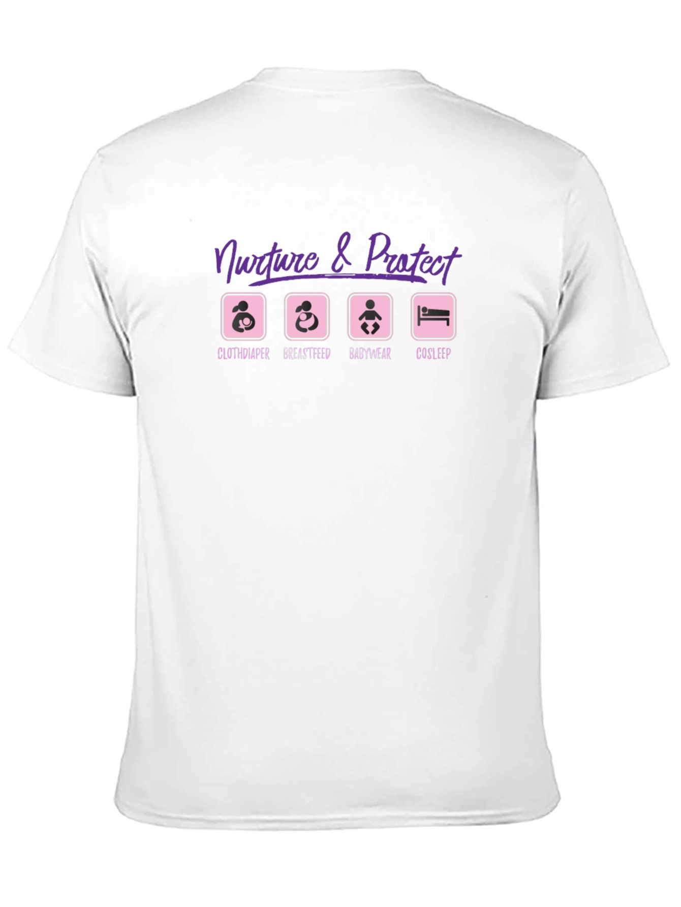 Nurture & Protect Parenting T-Shirt - Black