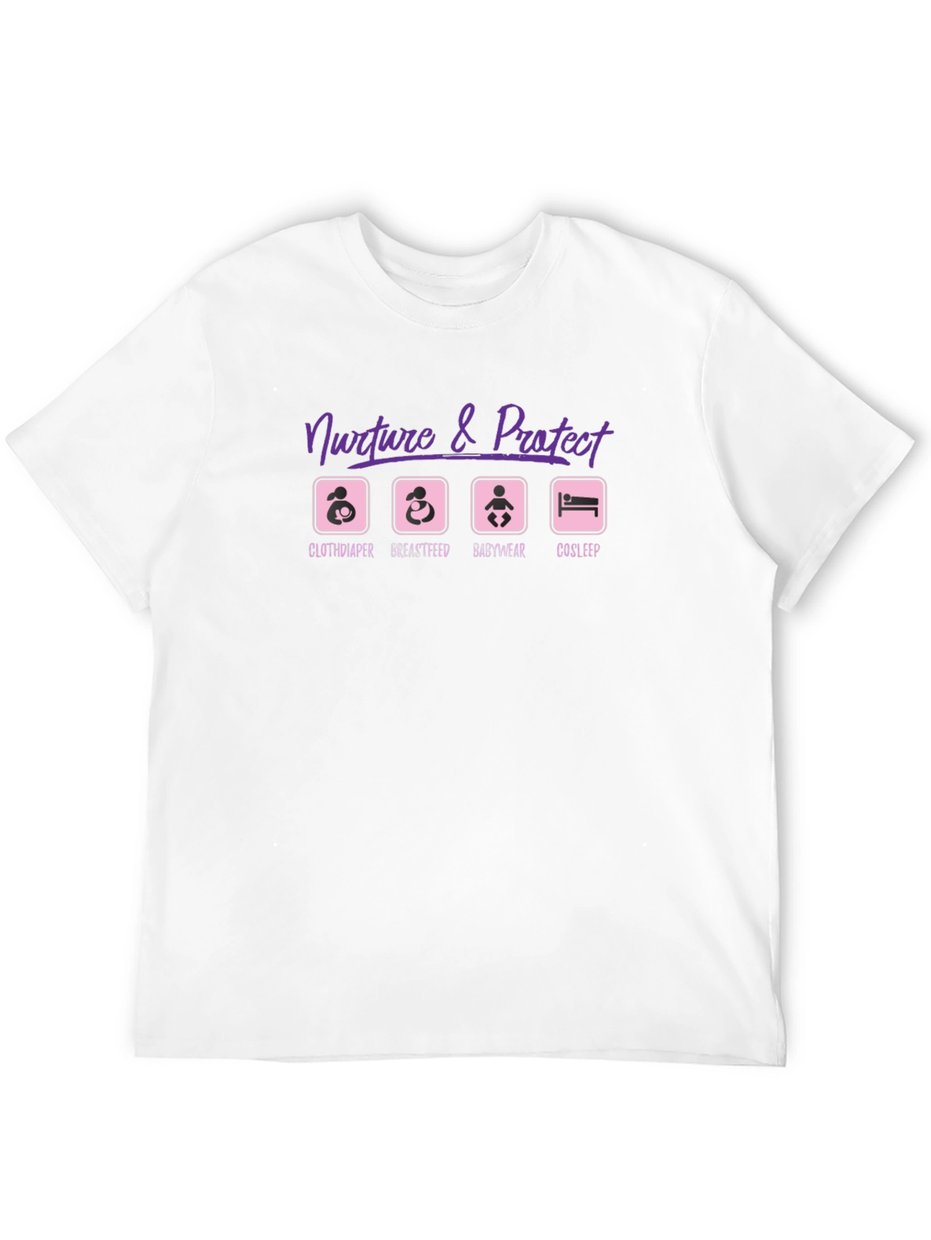 Nurture & Protect Parenting T-Shirt - Black