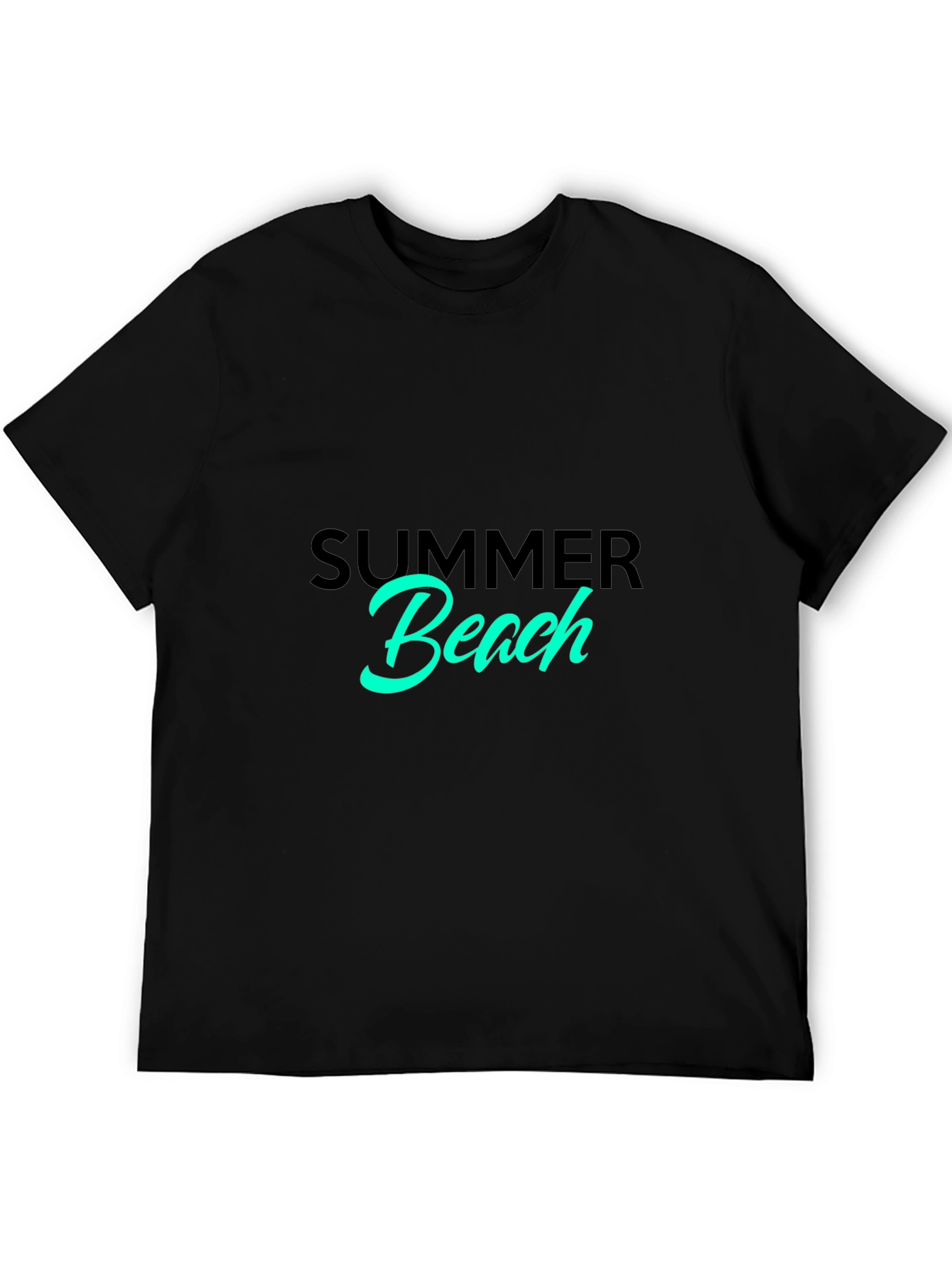 Summer Beach Graphic Print Tee