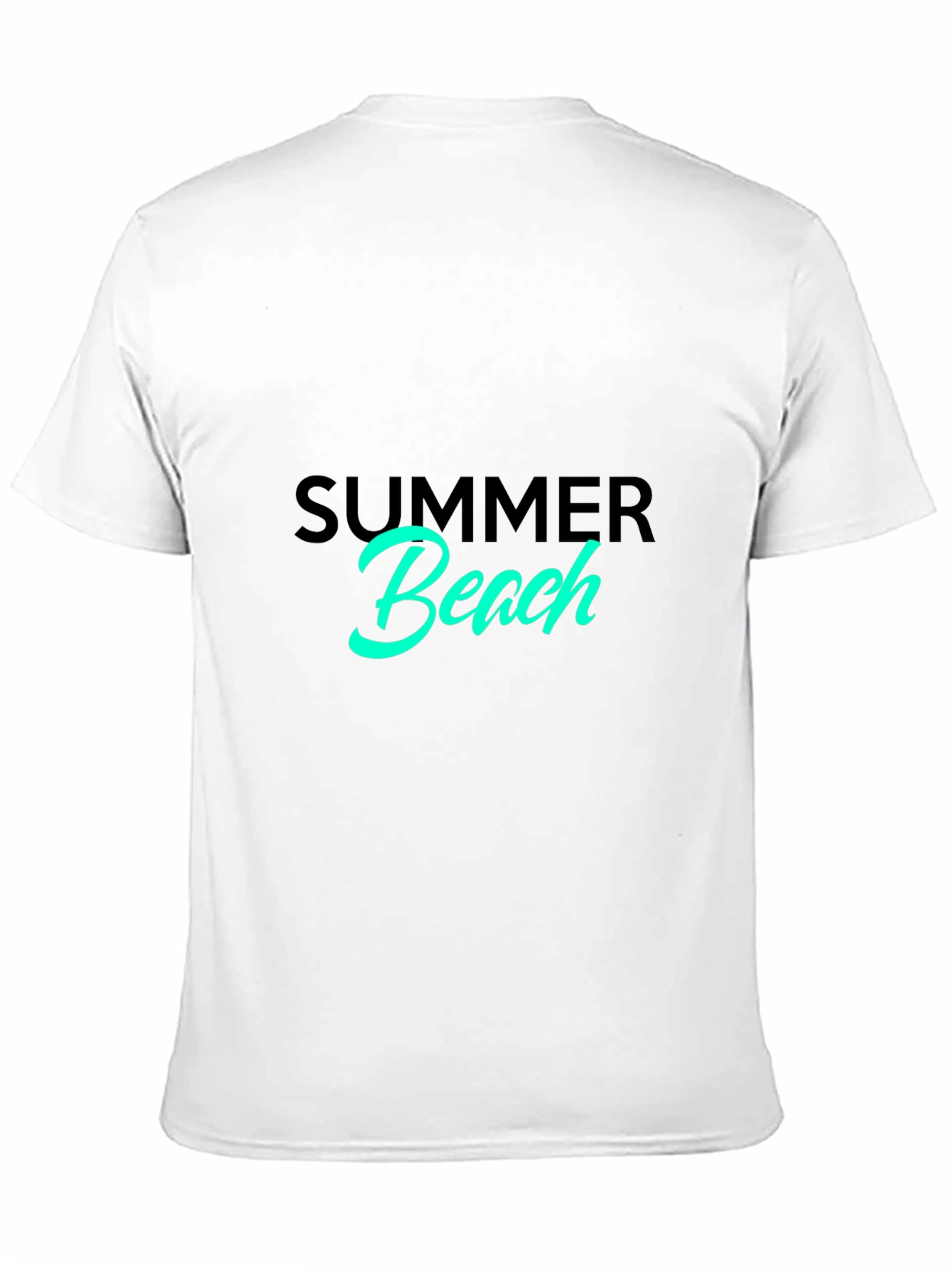 Summer Beach Graphic Print Tee