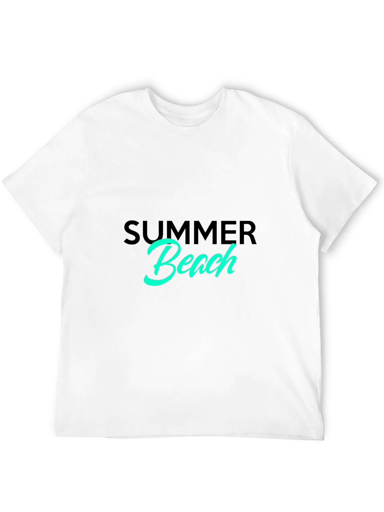 Summer Beach Graphic Print Tee