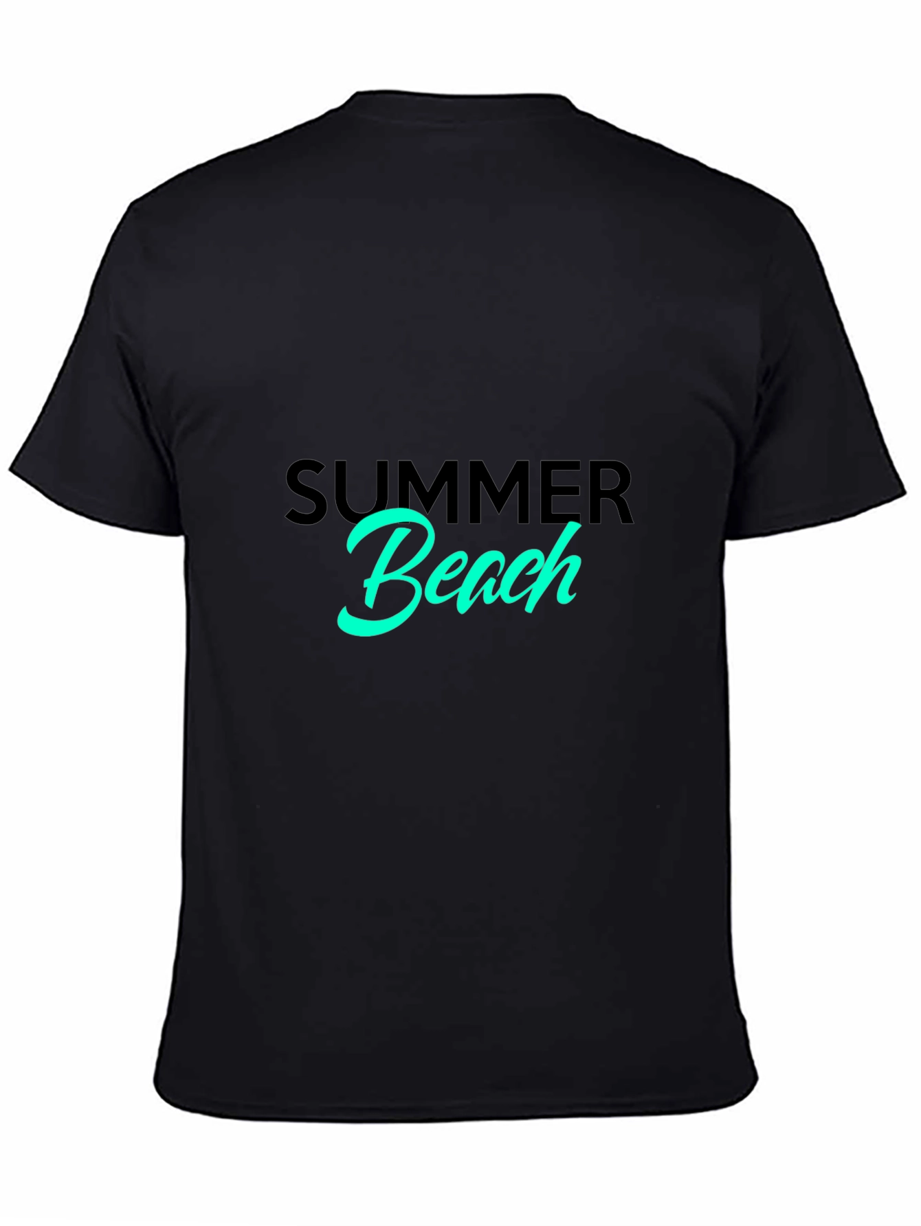 Summer Beach Graphic Print Tee