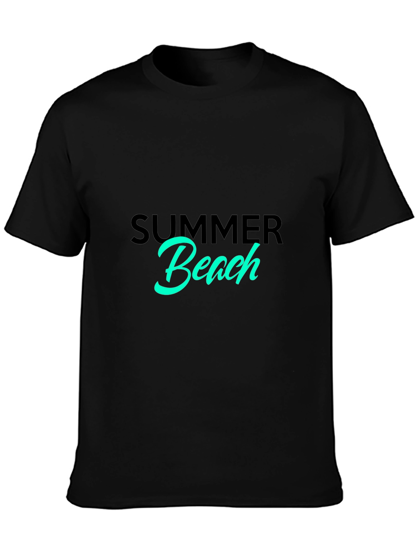 Summer Beach Graphic Print Tee