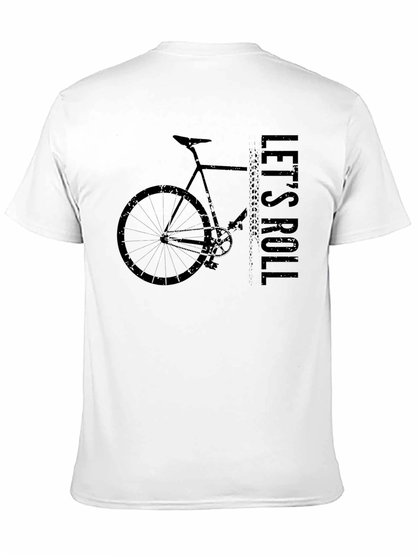 Lets Roll Bicycle Graphic T-Shirt
