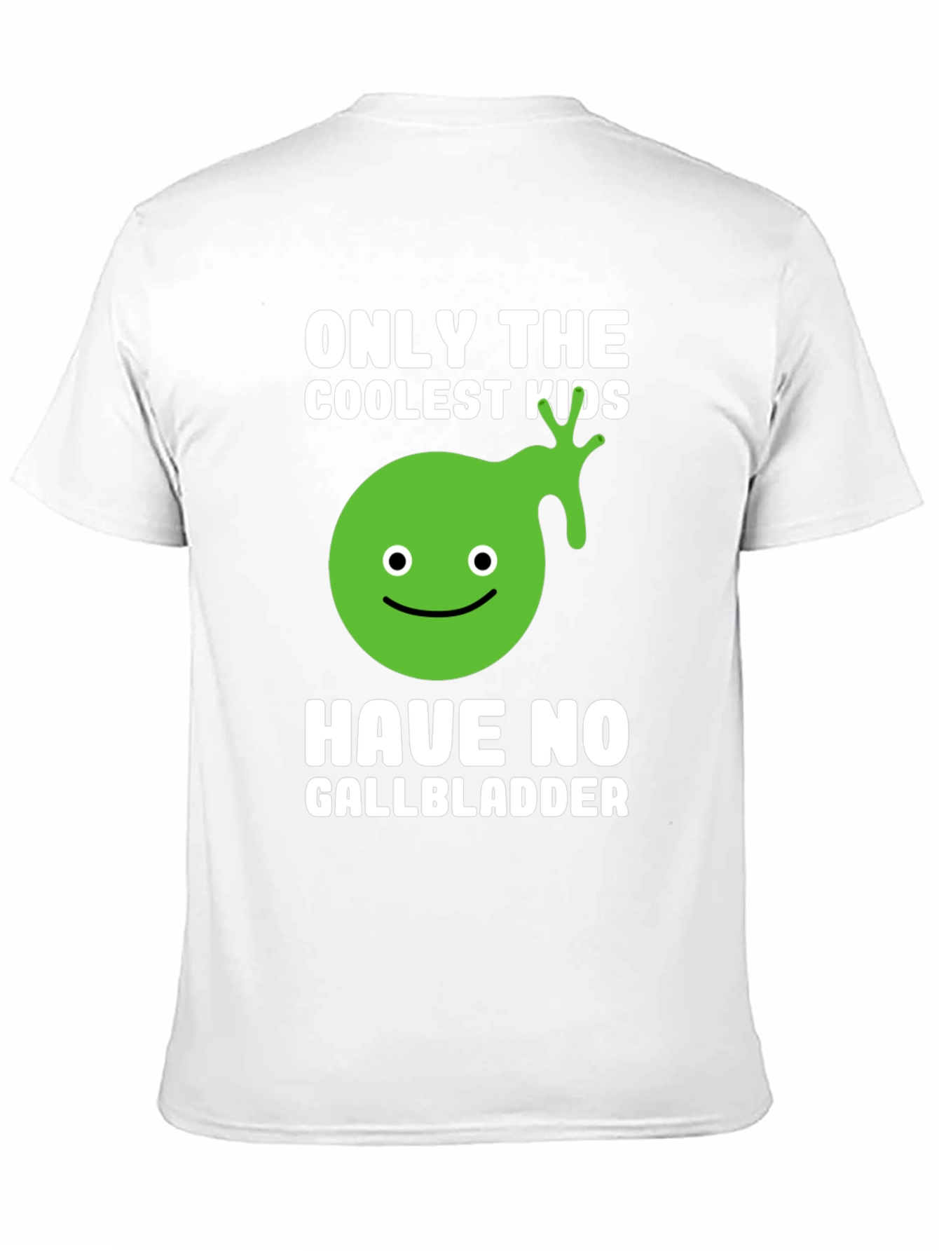 Coolest Kids No Gallbladder Funny Graphic T-Shirt