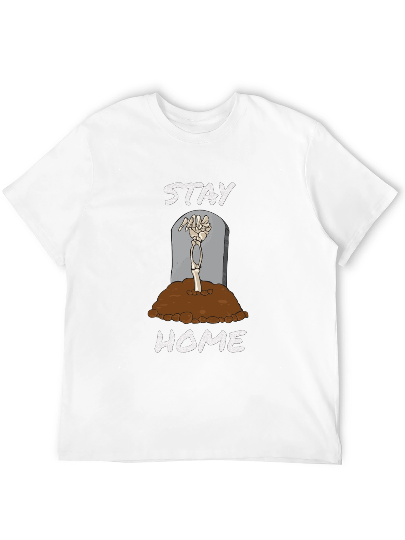 Stay Home Skeleton Hand T-Shirt