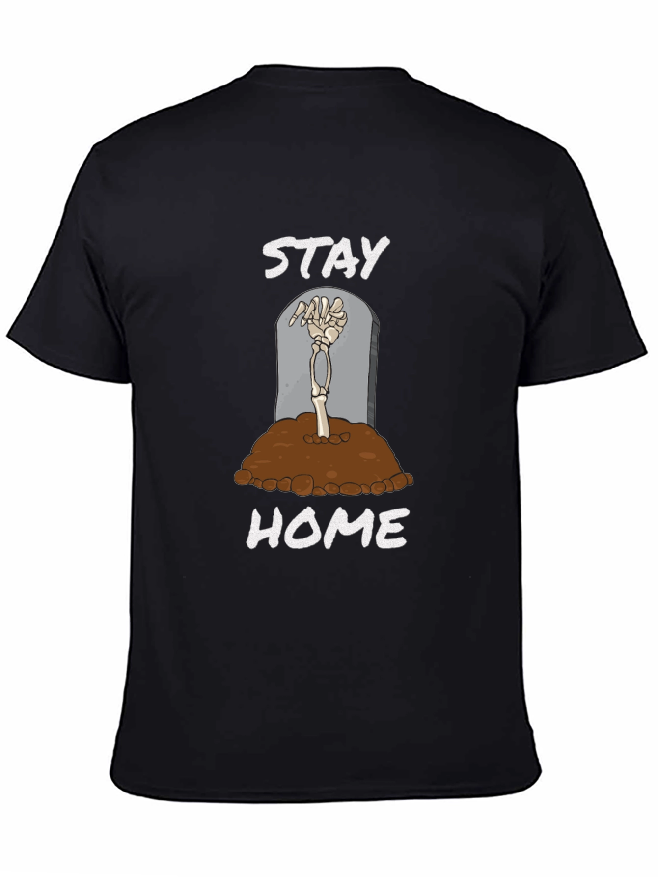 Stay Home Skeleton Hand T-Shirt