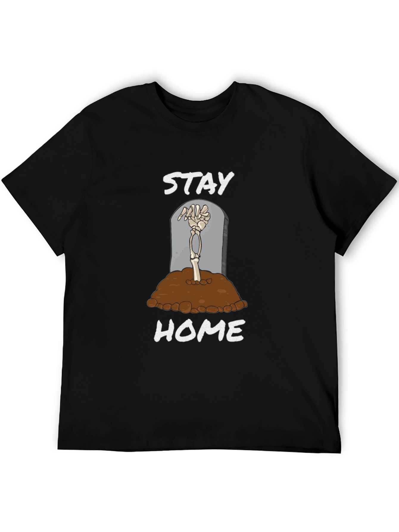 Stay Home Skeleton Hand T-Shirt