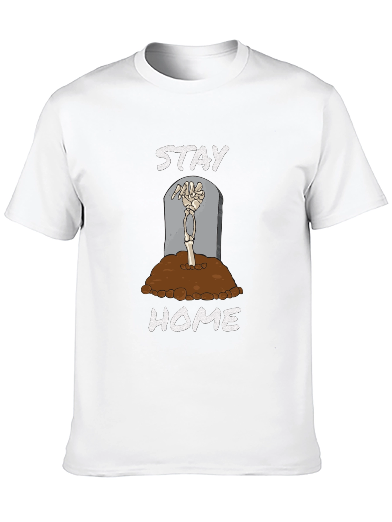Stay Home Skeleton Hand T-Shirt