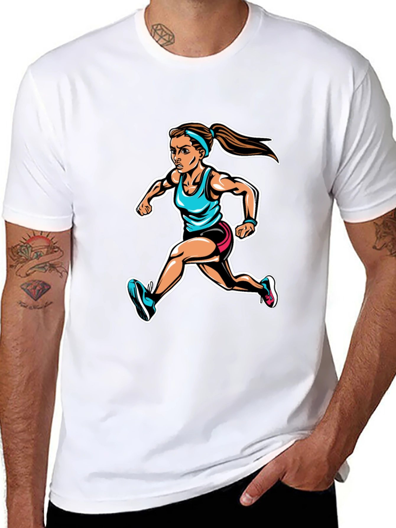 Athlete Graphic T-Shirt