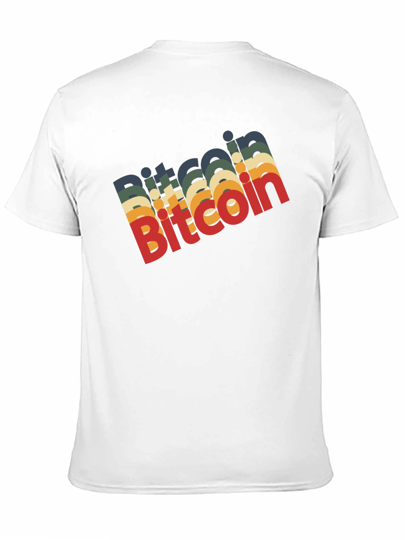 Bitcoin Retro Style Black T-Shirt