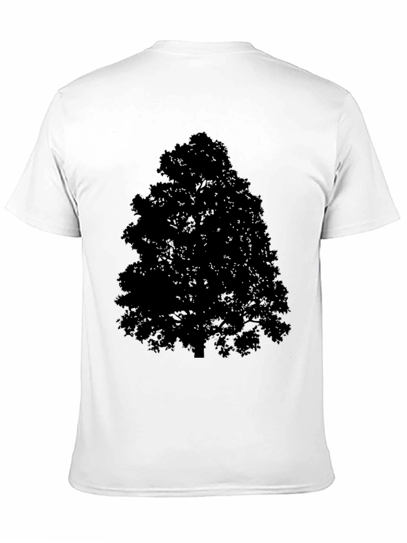Silhouette Tree Graphic Tee - Mens Black T-Shirt