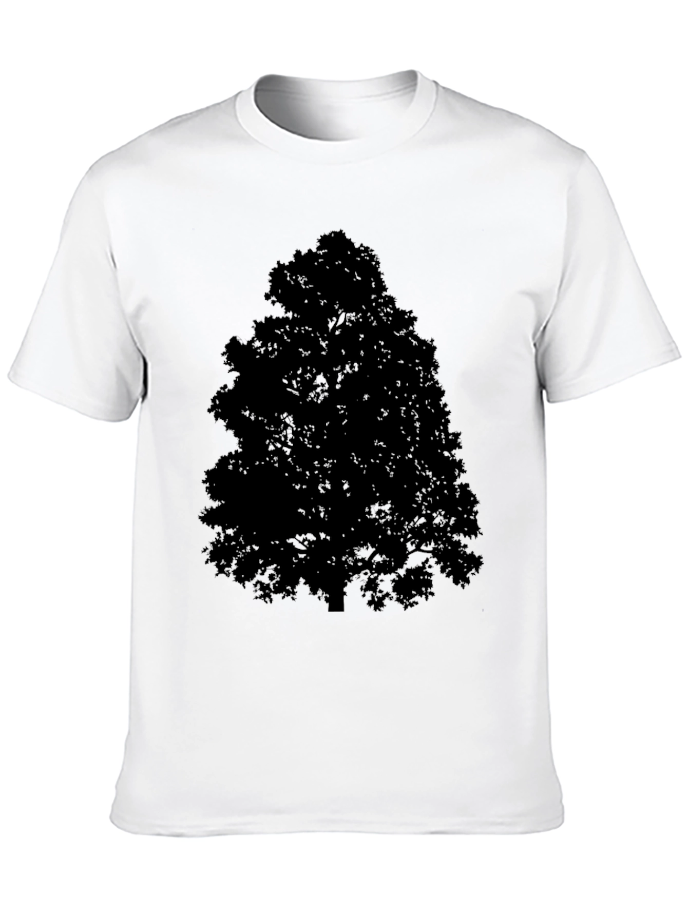 Silhouette Tree Graphic Tee - Mens Black T-Shirt
