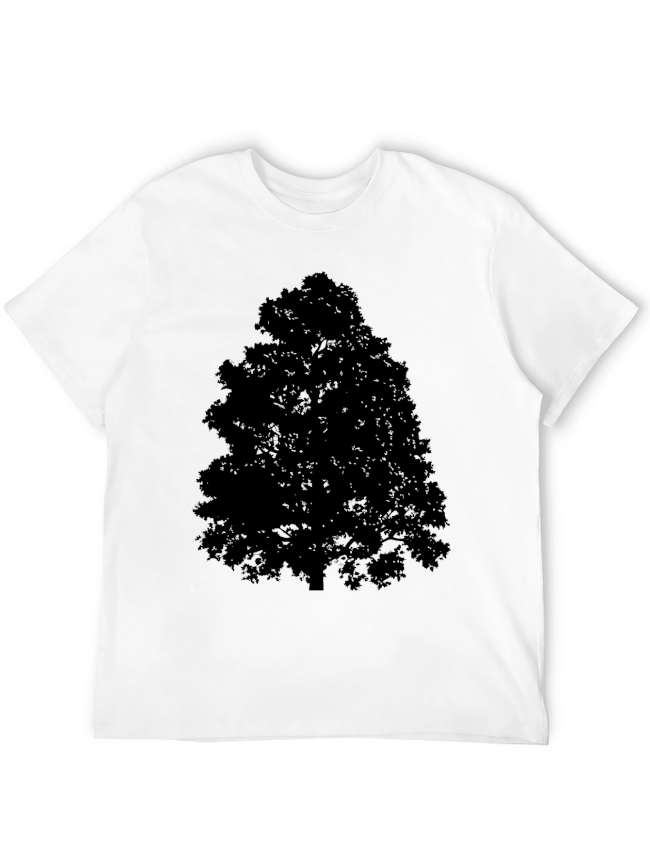 Silhouette Tree Graphic Tee - Mens Black T-Shirt