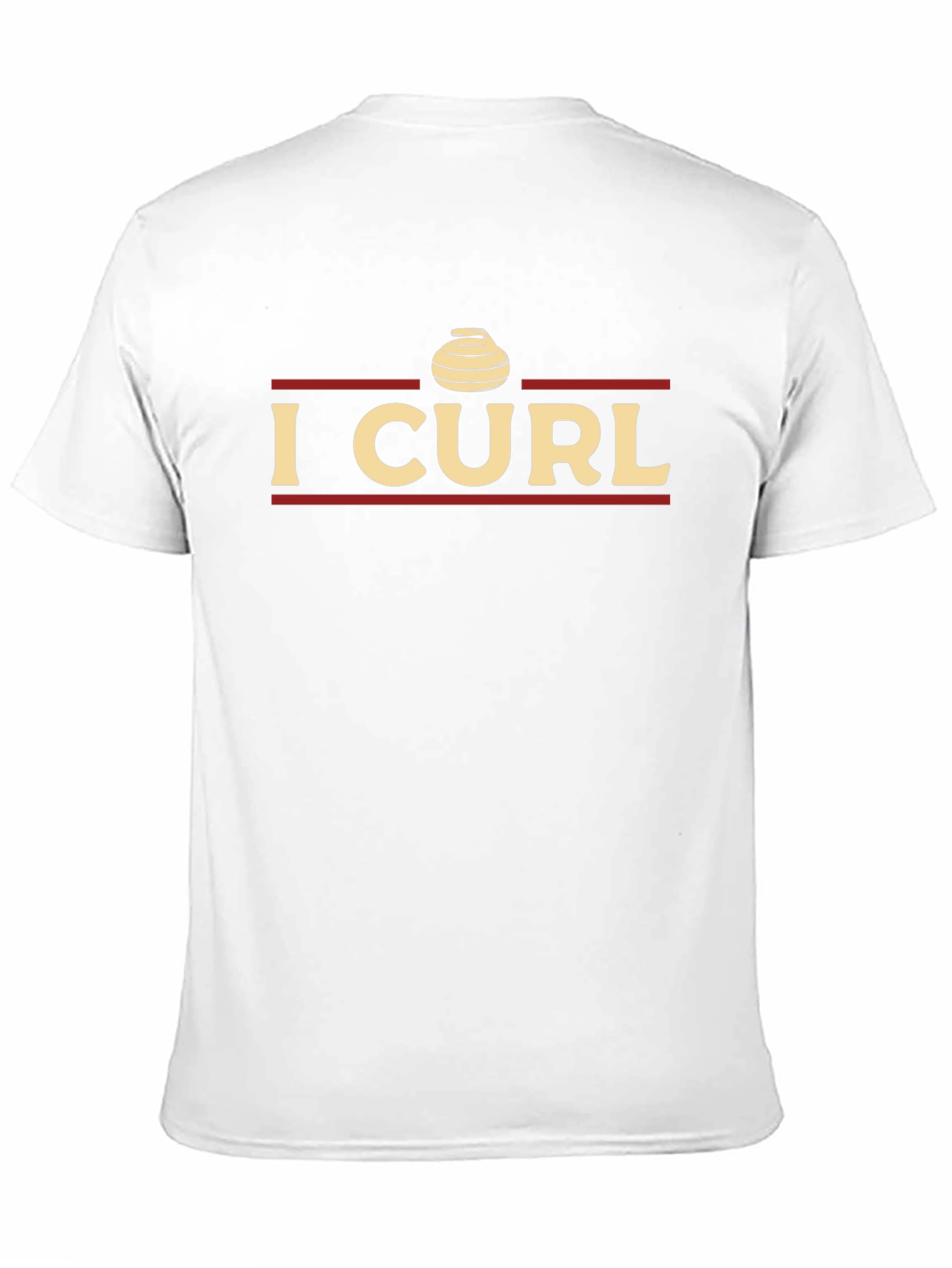 I Curl T-Shirt - Curling Stone Graphic Tee